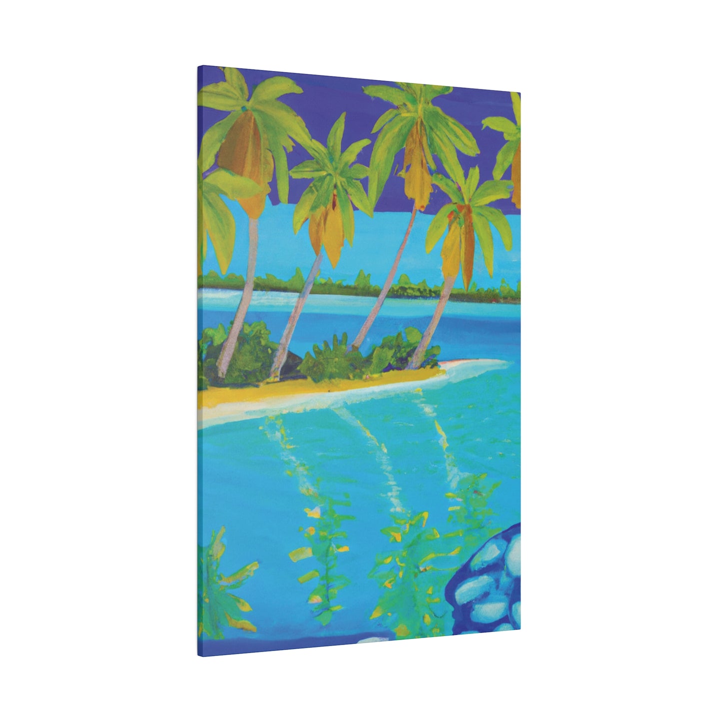 8347B - Bahamas Ocean Painting Print | Bahamas | Ocean | Beach | Poster | Home Decor | Wall Art | Canvas