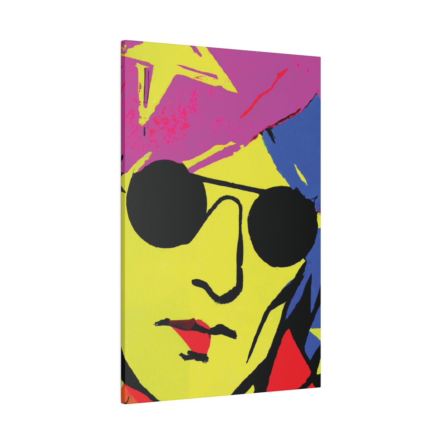 7490C - Rockstar Painting Print | Face | Abstract | Poster | Home Decor | Wall Art | Music Art | Canvas