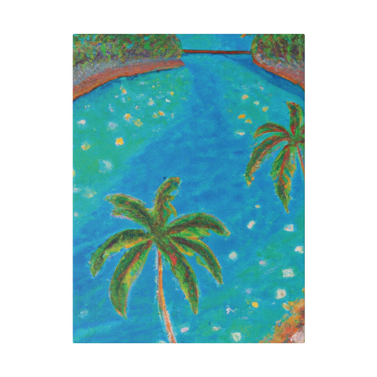 3827C - Bahamas Ocean Painting Print | Bahamas | Ocean | Beach | Poster | Home Decor | Wall Art | Canvas