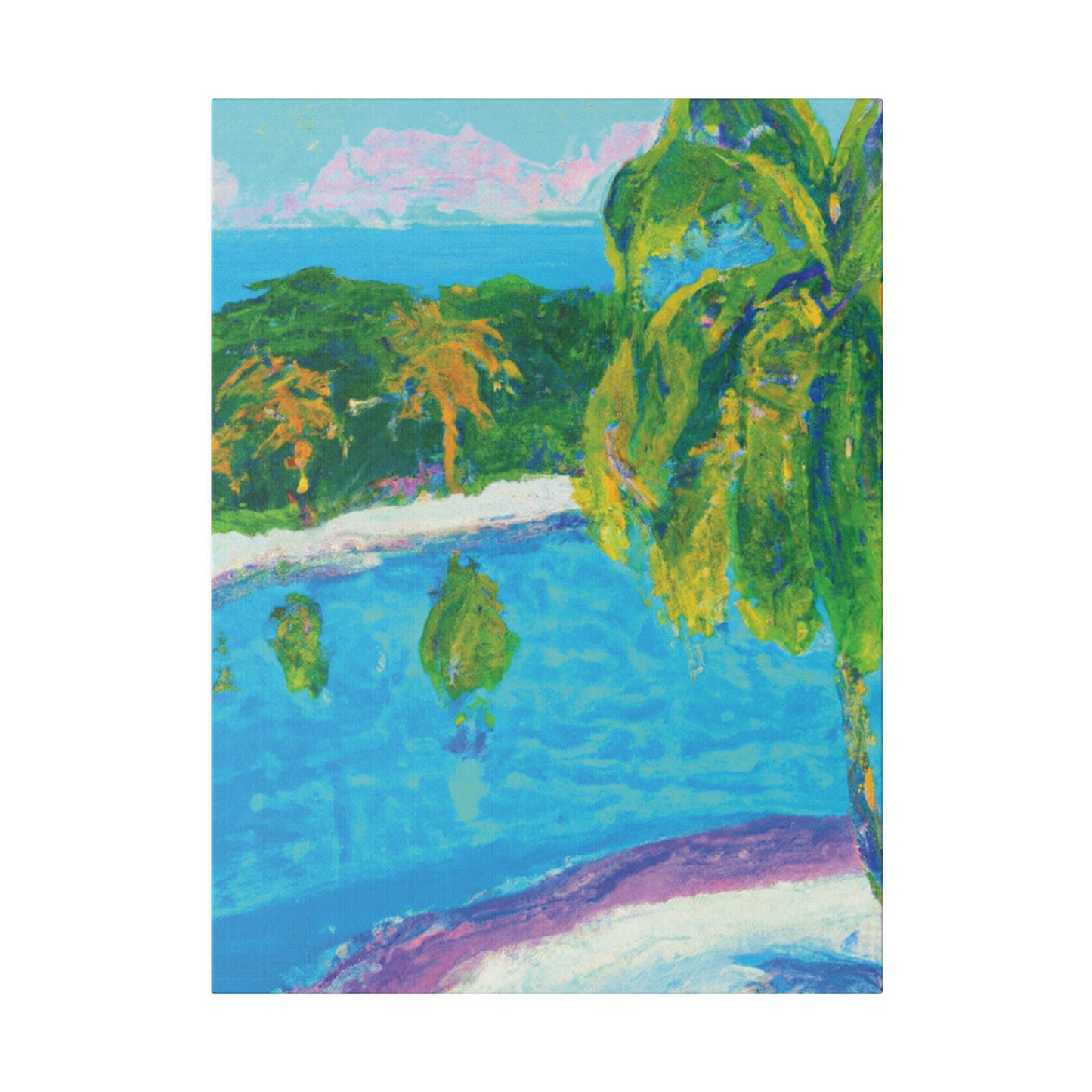 3281F - Bahamas Ocean Painting Print | Bahamas | Ocean | Beach | Poster | Home Decor | Wall Art | Canvas