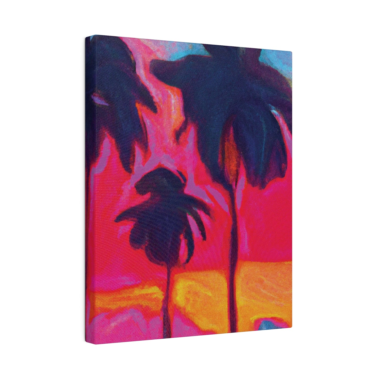 4879H - Miami Beach Sunset Painting Print | Miami | Beach | Sunset | Poster | Home Decor | Wall Art | Canvas