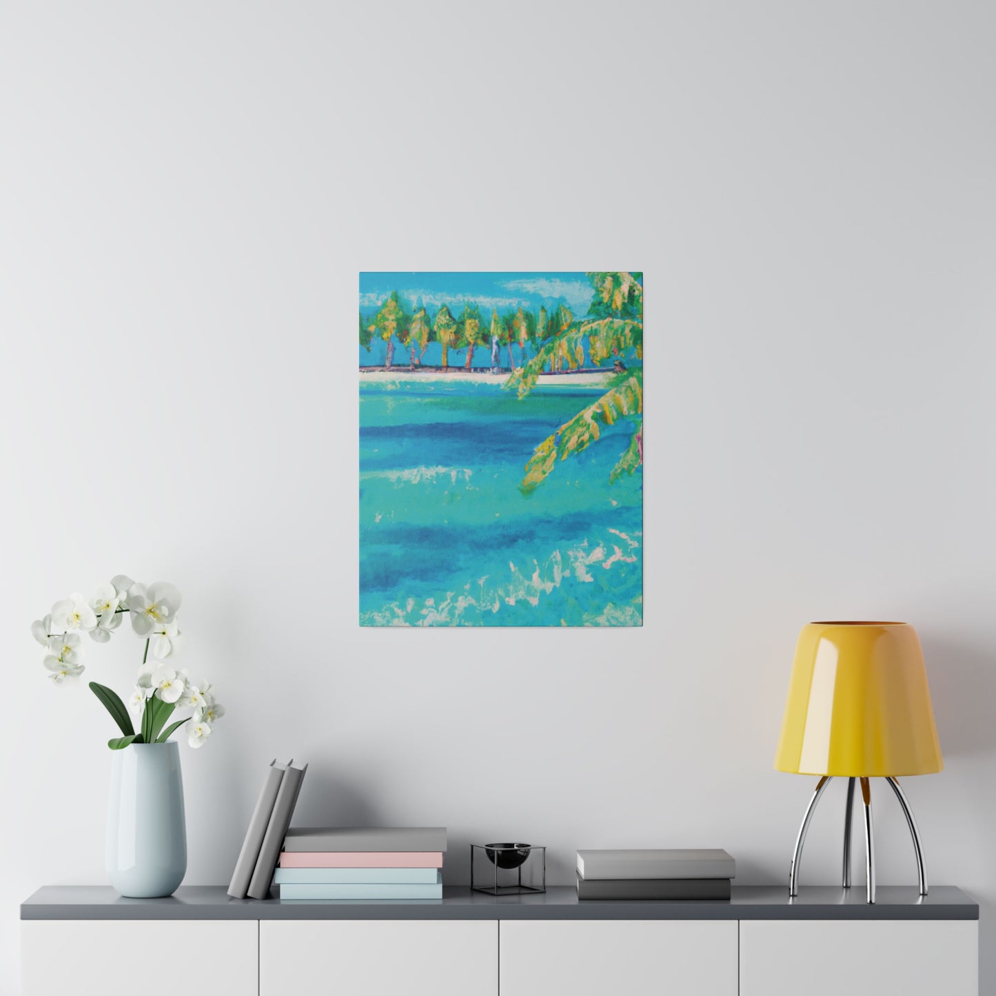 6000X - Bahamas Ocean Painting Print | Bahamas | Ocean | Beach | Poster | Home Decor | Wall Art | Canvas