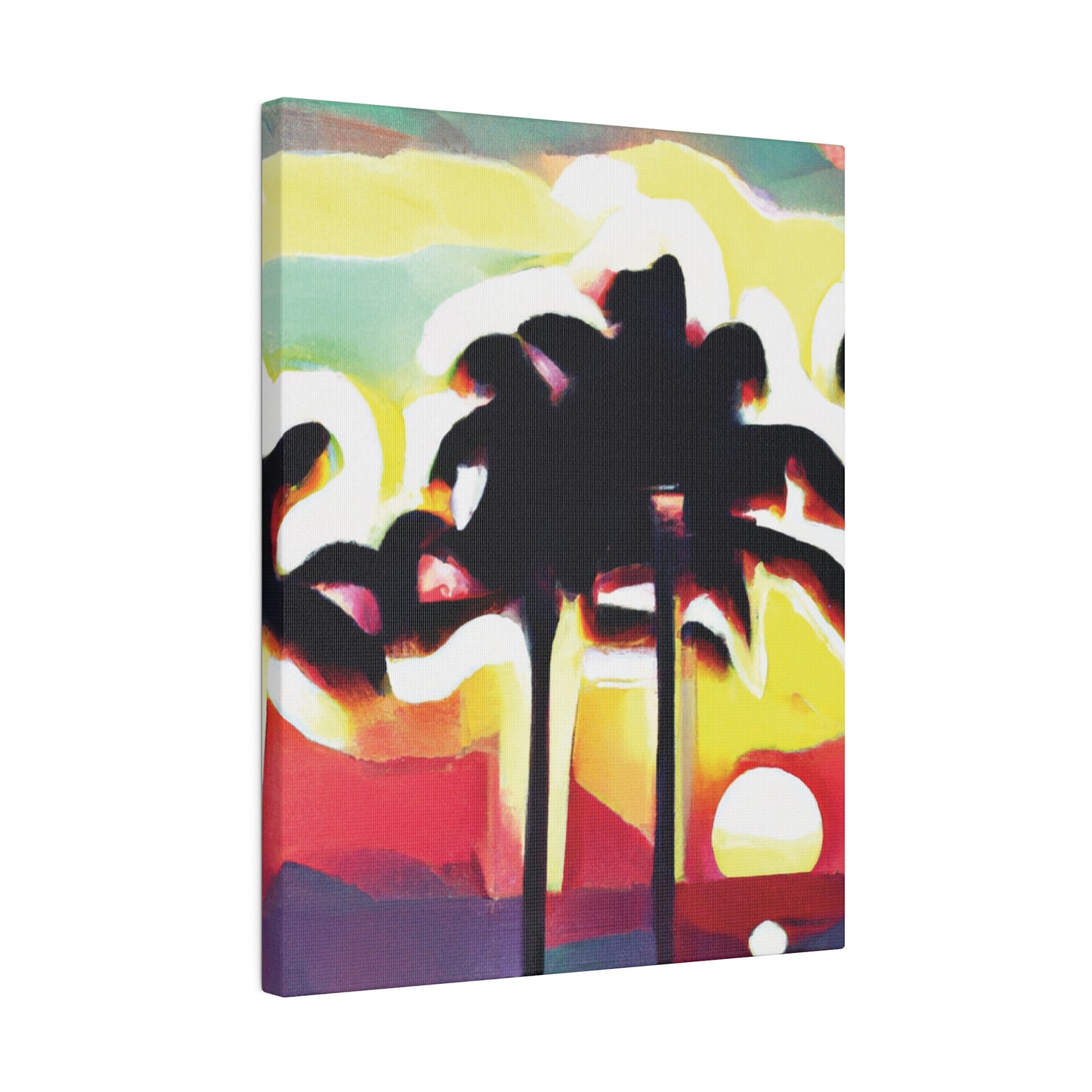 4134X - Miami Beach Sunset Painting Print | Miami | Beach | Sunset | Poster | Home Decor | Wall Art | Canvas