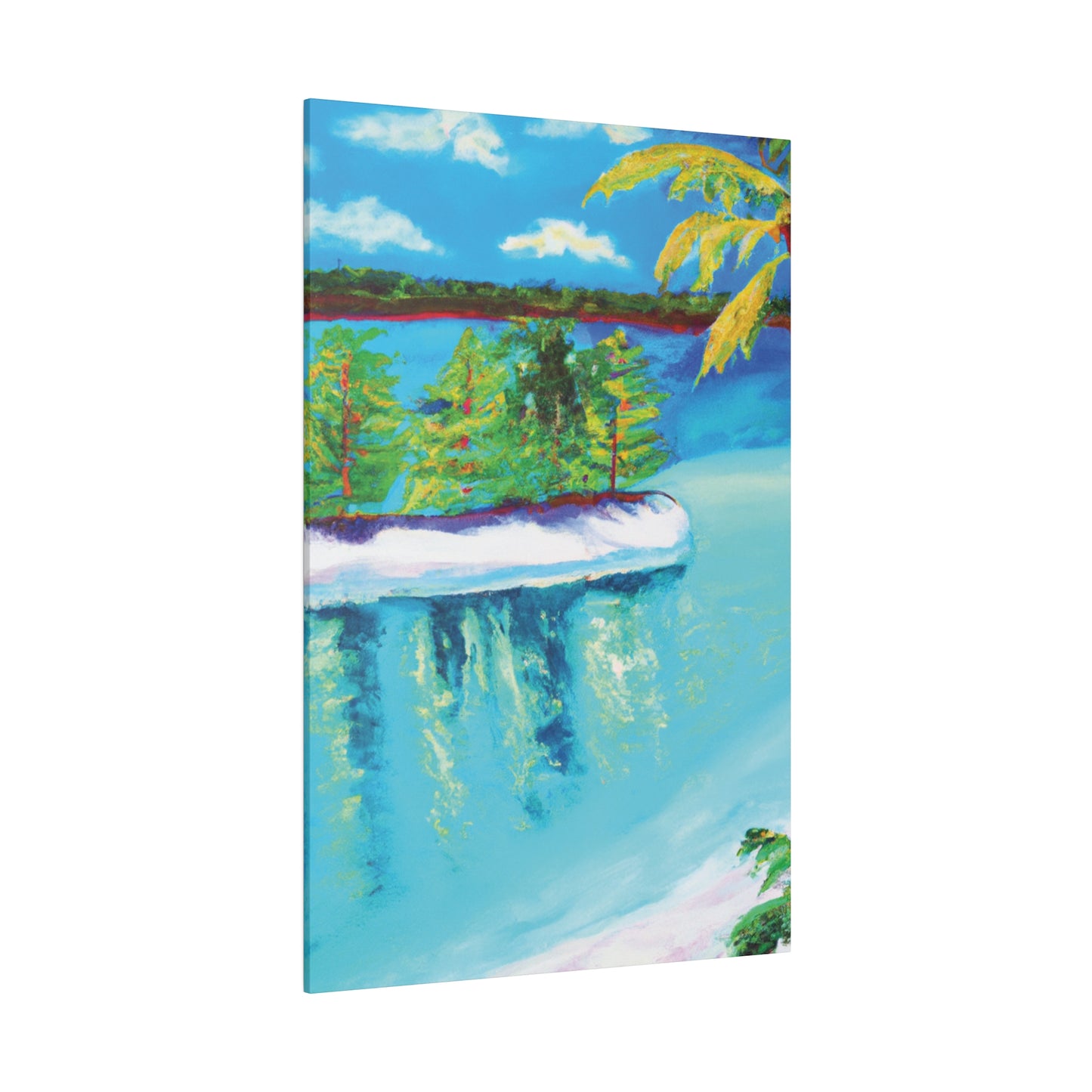 7186C - Bahamas Ocean Painting Print | Bahamas | Ocean | Beach | Poster | Home Decor | Wall Art | Canvas