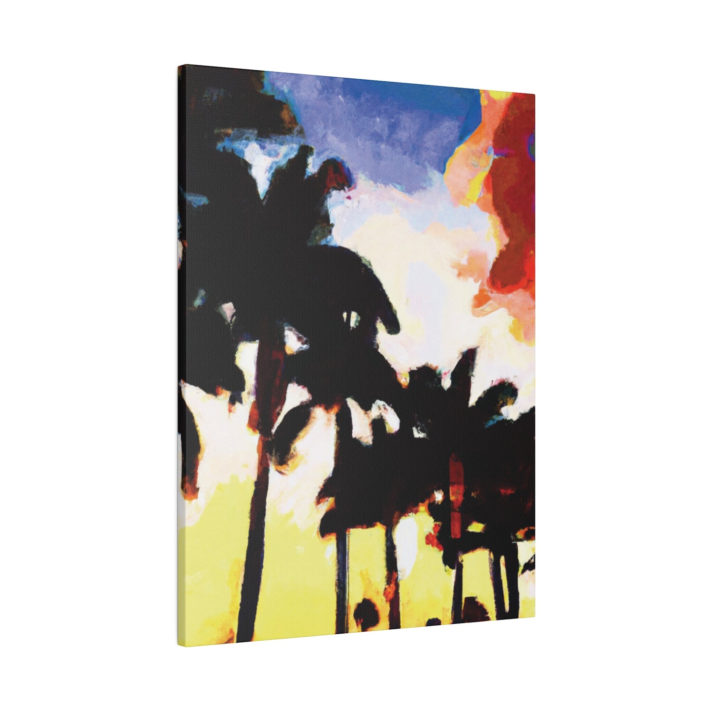 9127M - Miami Beach Sunset Painting Print | Miami | Beach | Sunset | Poster | Home Decor | Wall Art | Canvas