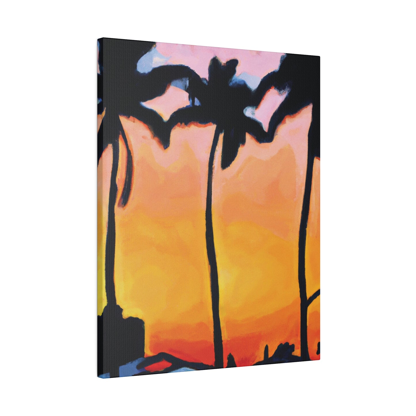 9545F - Miami Beach Sunset Painting Print | Miami | Beach | Sunset | Poster | Home Decor | Wall Art | Canvas