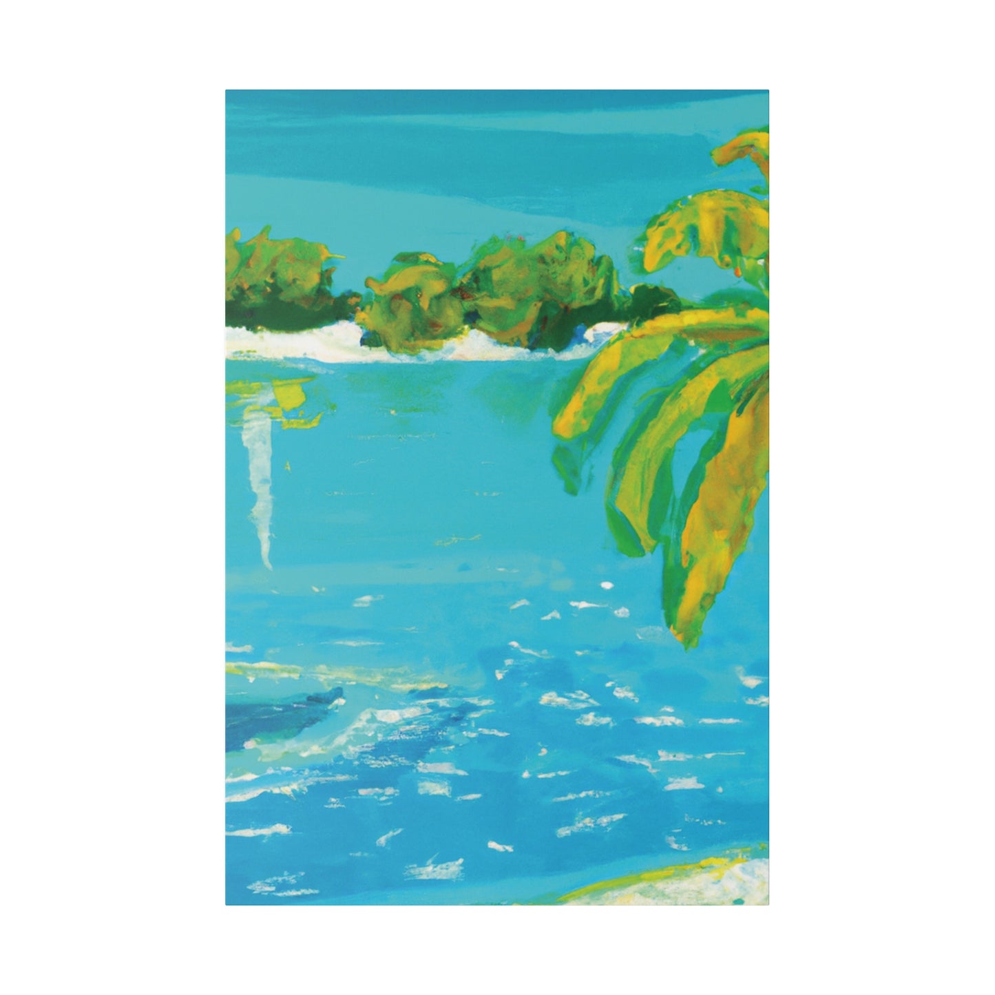 2261V - Bahamas Ocean Painting Print | Bahamas | Ocean | Beach | Poster | Home Decor | Wall Art | Canvas