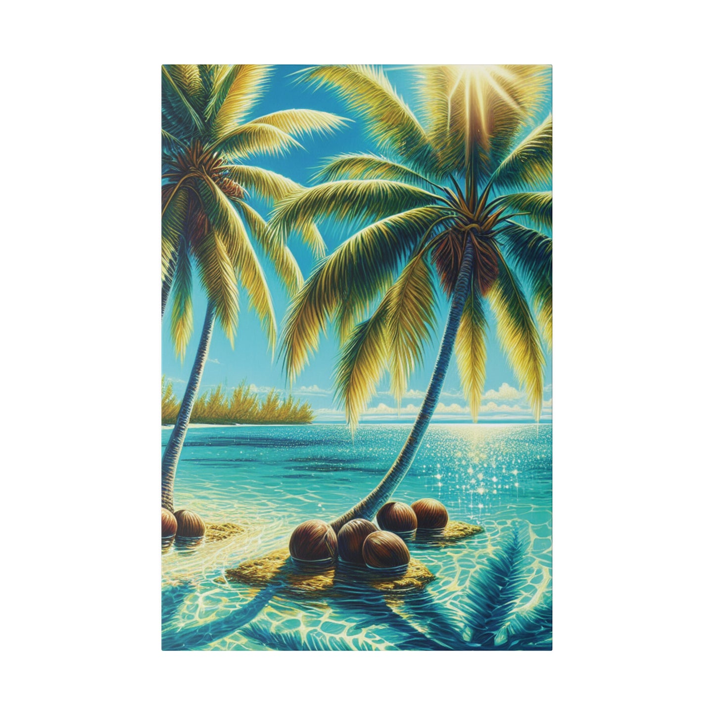 8231M - Bahamas Ocean Painting Print | Bahamas | Ocean | Beach | Poster | Home Decor | Wall Art | Canvas