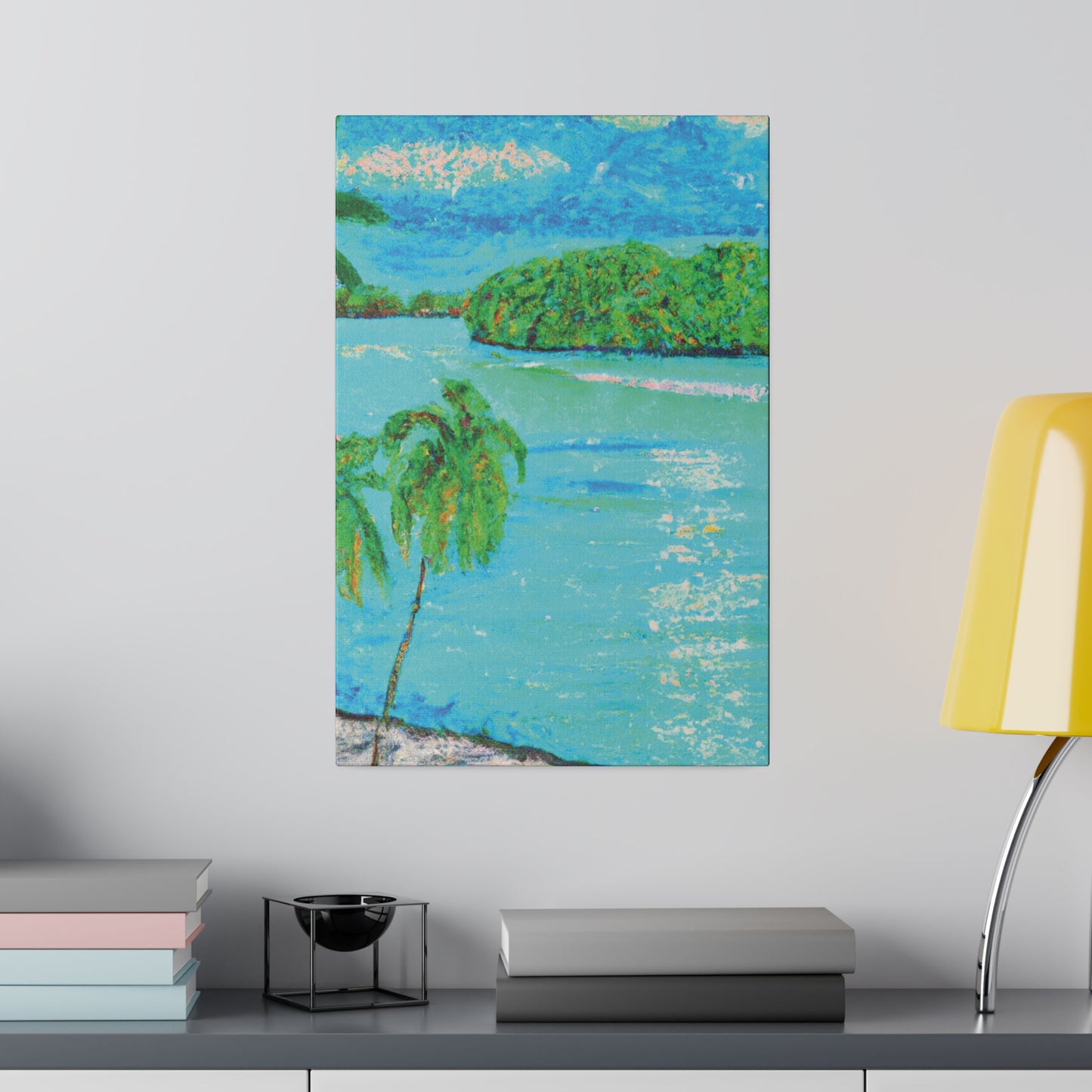 8239F - Bahamas Ocean Painting Print | Bahamas | Ocean | Beach | Poster | Home Decor | Wall Art | Canvas