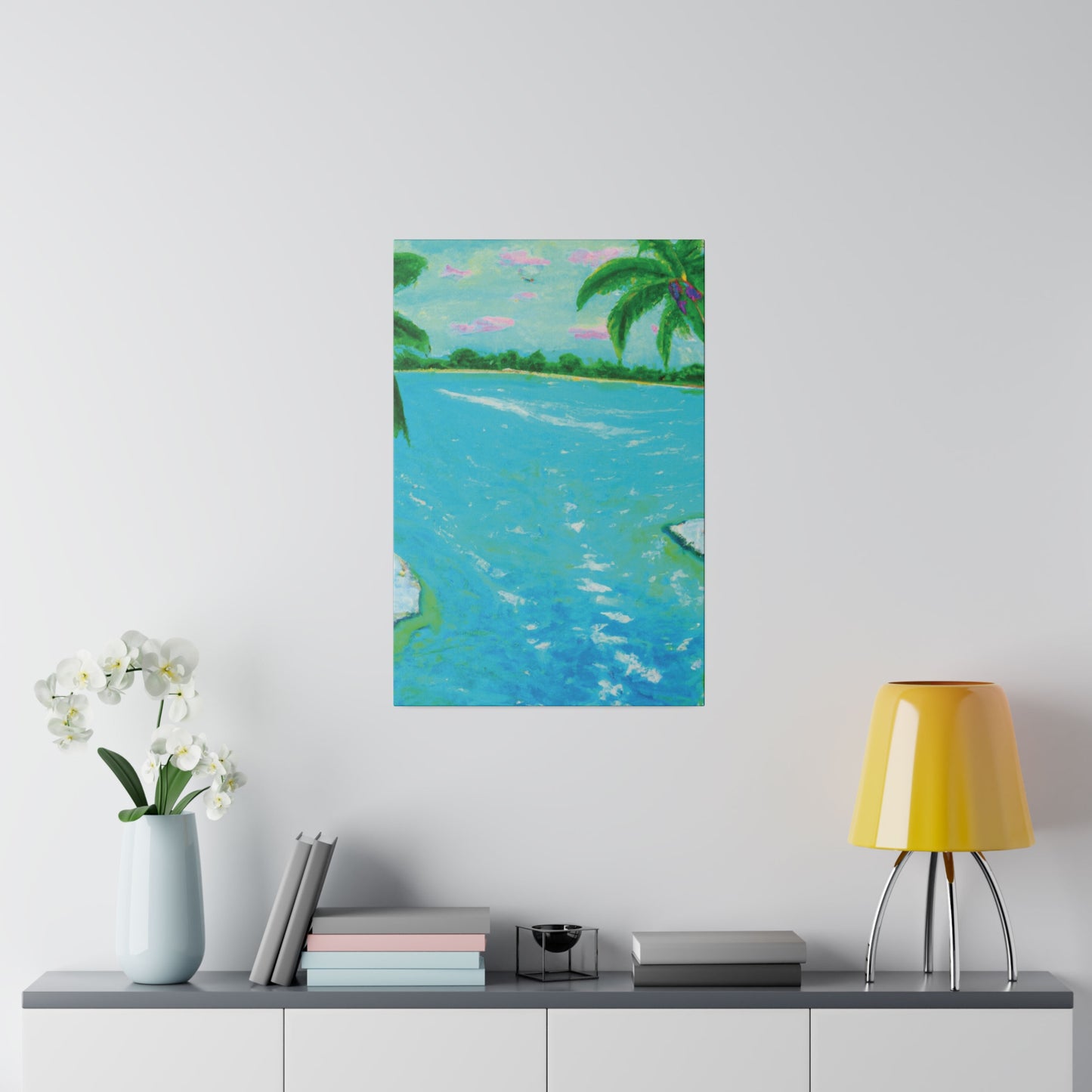 6527F - Bahamas Ocean Painting Print | Bahamas | Ocean | Beach | Poster | Home Decor | Wall Art | Canvas