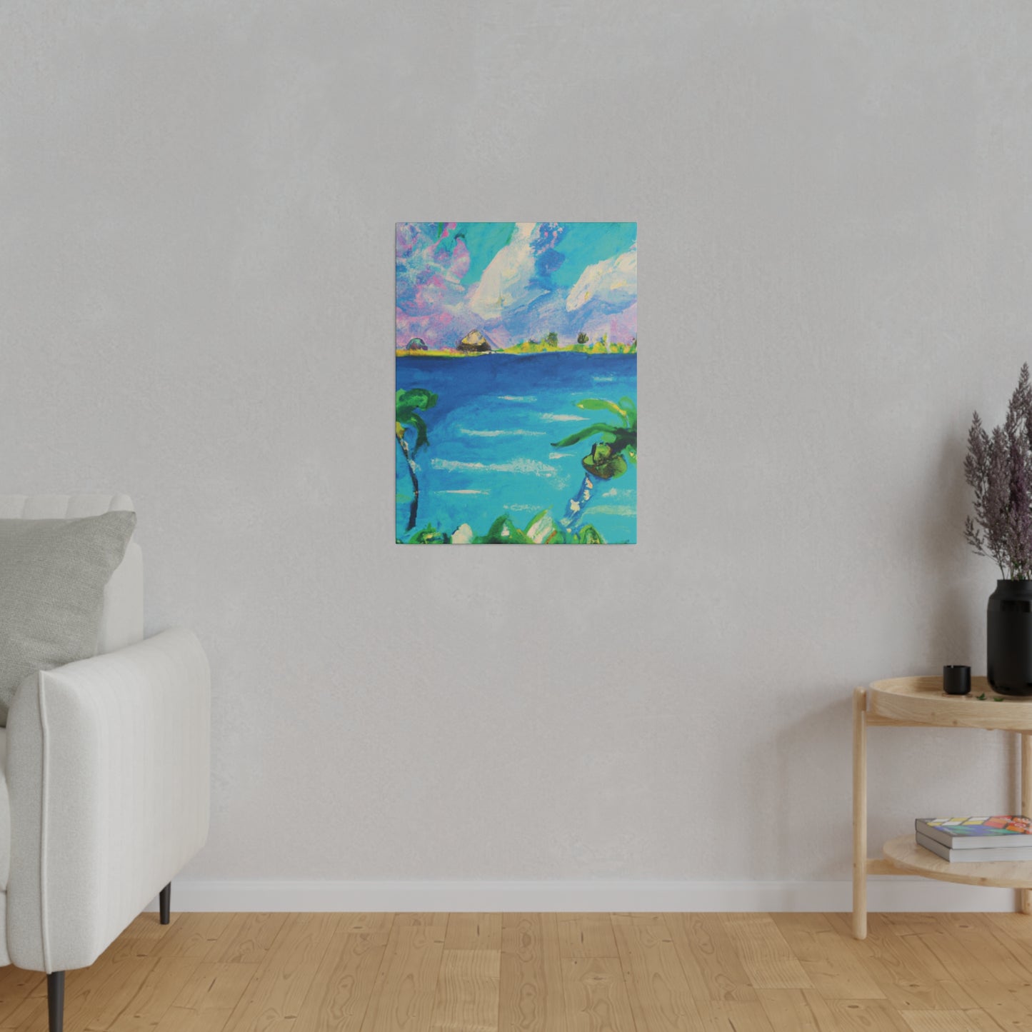 5634K - Bahamas Ocean Painting Print | Bahamas | Ocean | Beach | Poster | Home Decor | Wall Art | Canvas