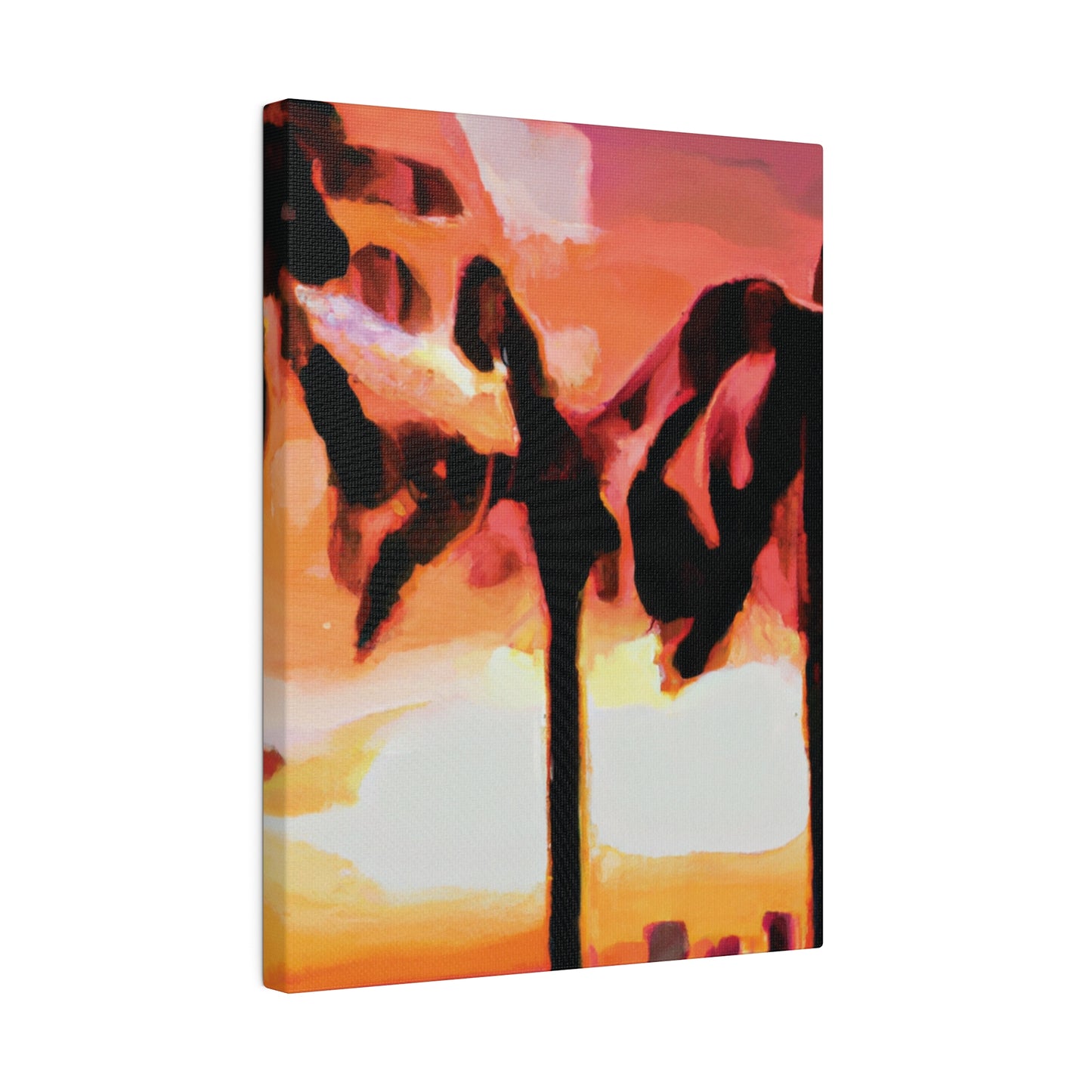 6372O - Miami Beach Sunset Painting Print | Miami | Beach | Sunset | Poster | Home Decor | Wall Art | Canvas