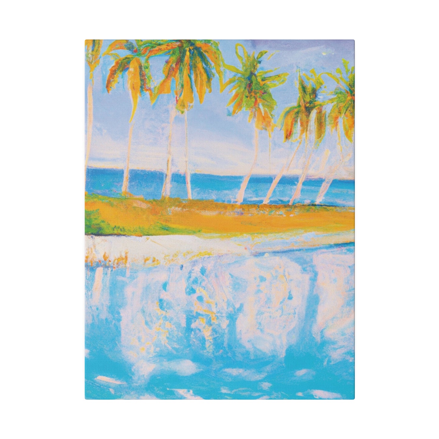 4904O - Bahamas Ocean Painting Print | Bahamas | Ocean | Beach | Poster | Home Decor | Wall Art | Canvas