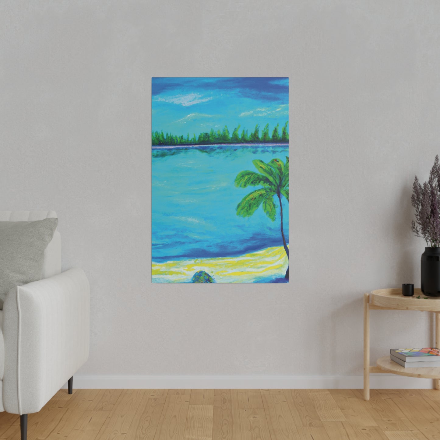 7122L - Bahamas Ocean Painting Print | Bahamas | Ocean | Beach | Poster | Home Decor | Wall Art | Canvas