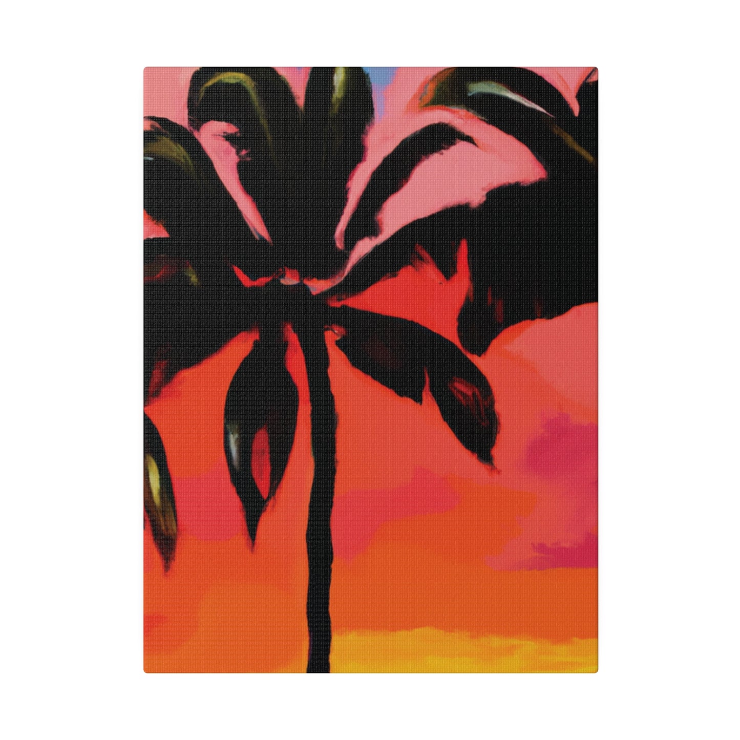 8093Z - Miami Beach Sunset Painting Print | Miami | Beach | Sunset | Poster | Home Decor | Wall Art | Canvas