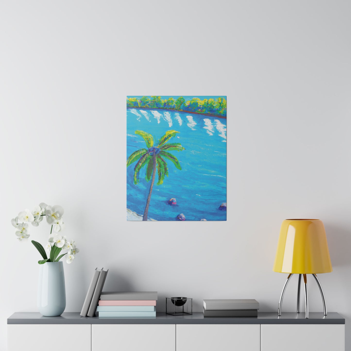 3952F - Bahamas Ocean Painting Print | Bahamas | Ocean | Beach | Poster | Home Decor | Wall Art | Canvas