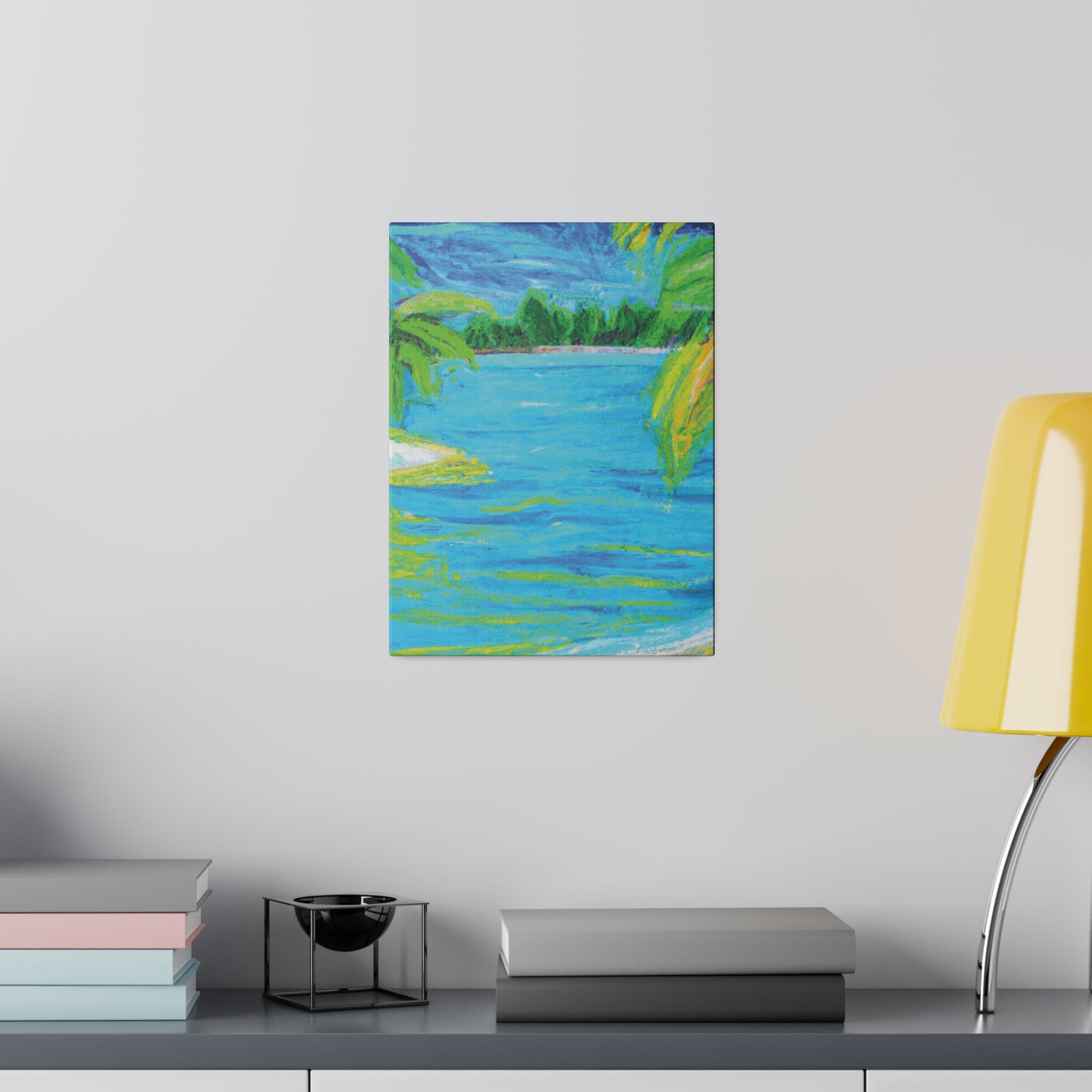 9709k - Bahamas Ocean Painting Print | Bahamas | Ocean | Beach | Poster | Home Decor | Wall Art | Canvas