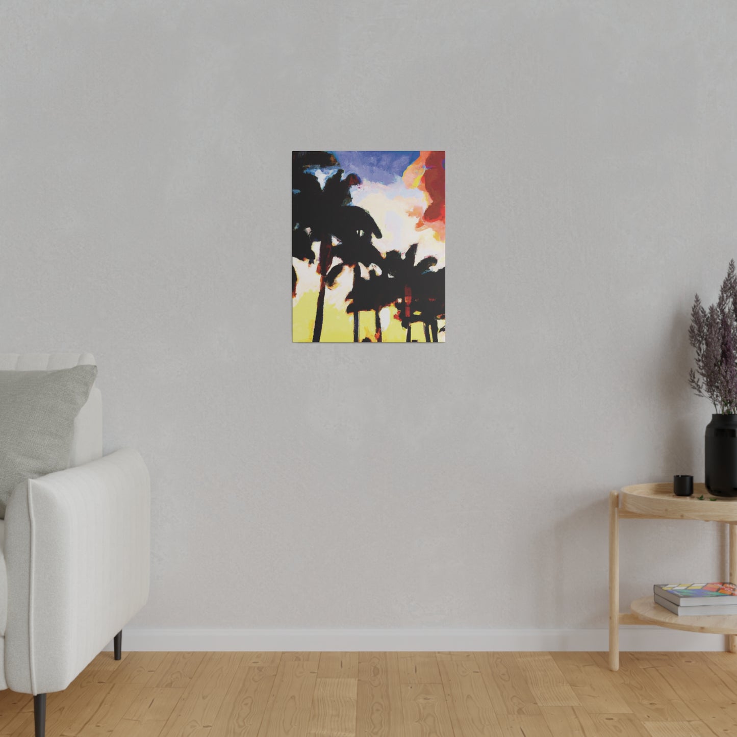 9127M - Miami Beach Sunset Painting Print | Miami | Beach | Sunset | Poster | Home Decor | Wall Art | Canvas