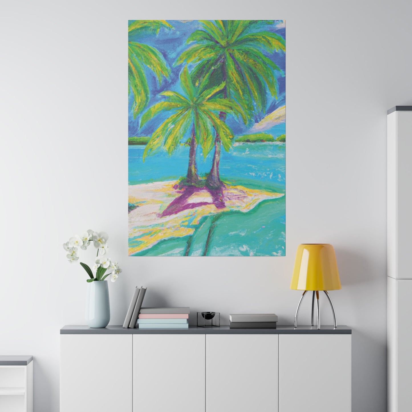 6632P - Bahamas Ocean Painting Print | Bahamas | Ocean | Beach | Poster | Home Decor | Wall Art | Canvas