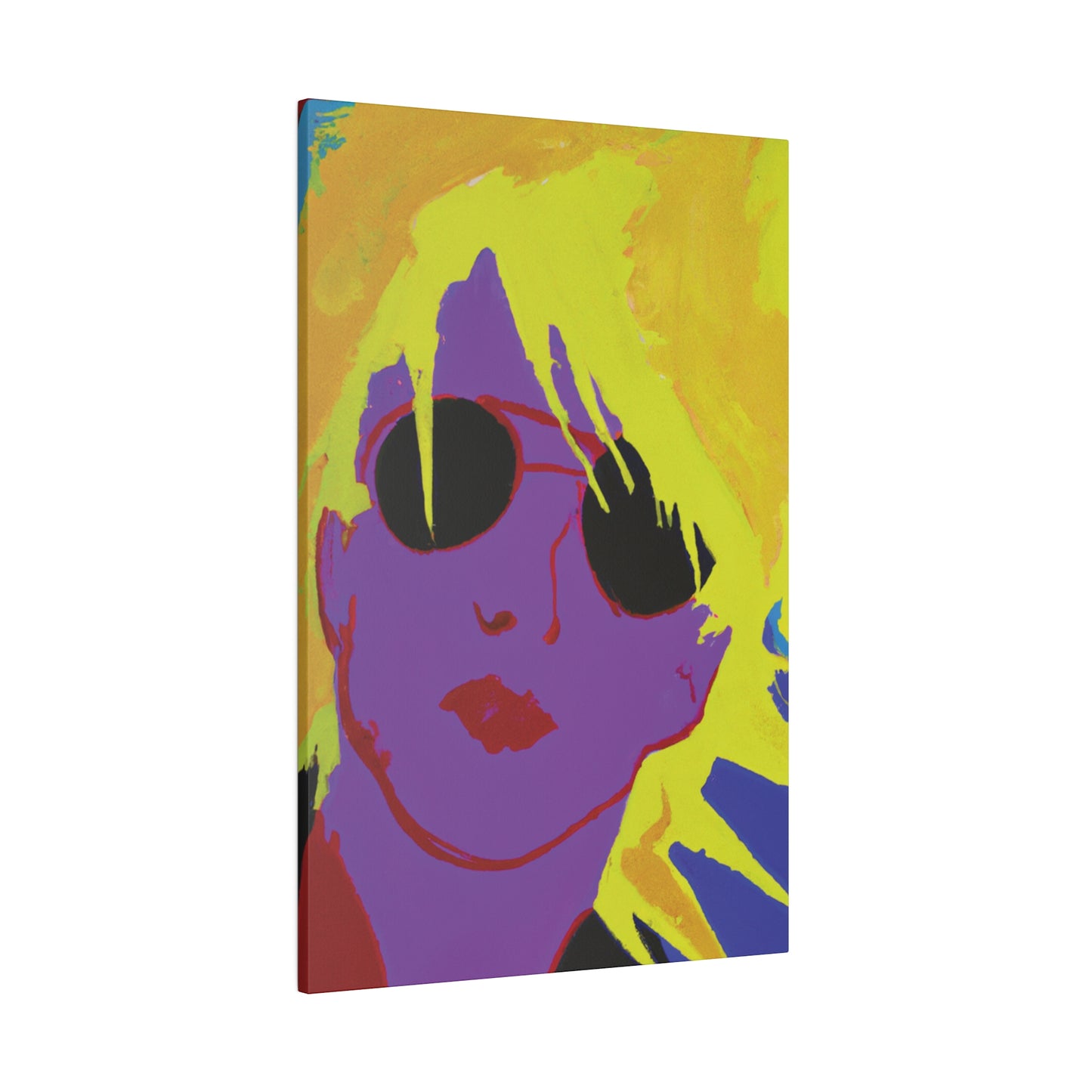 3022A - Rockstar Painting Print | Face | Abstract | Poster | Home Decor | Wall Art | Music Art | Canvas