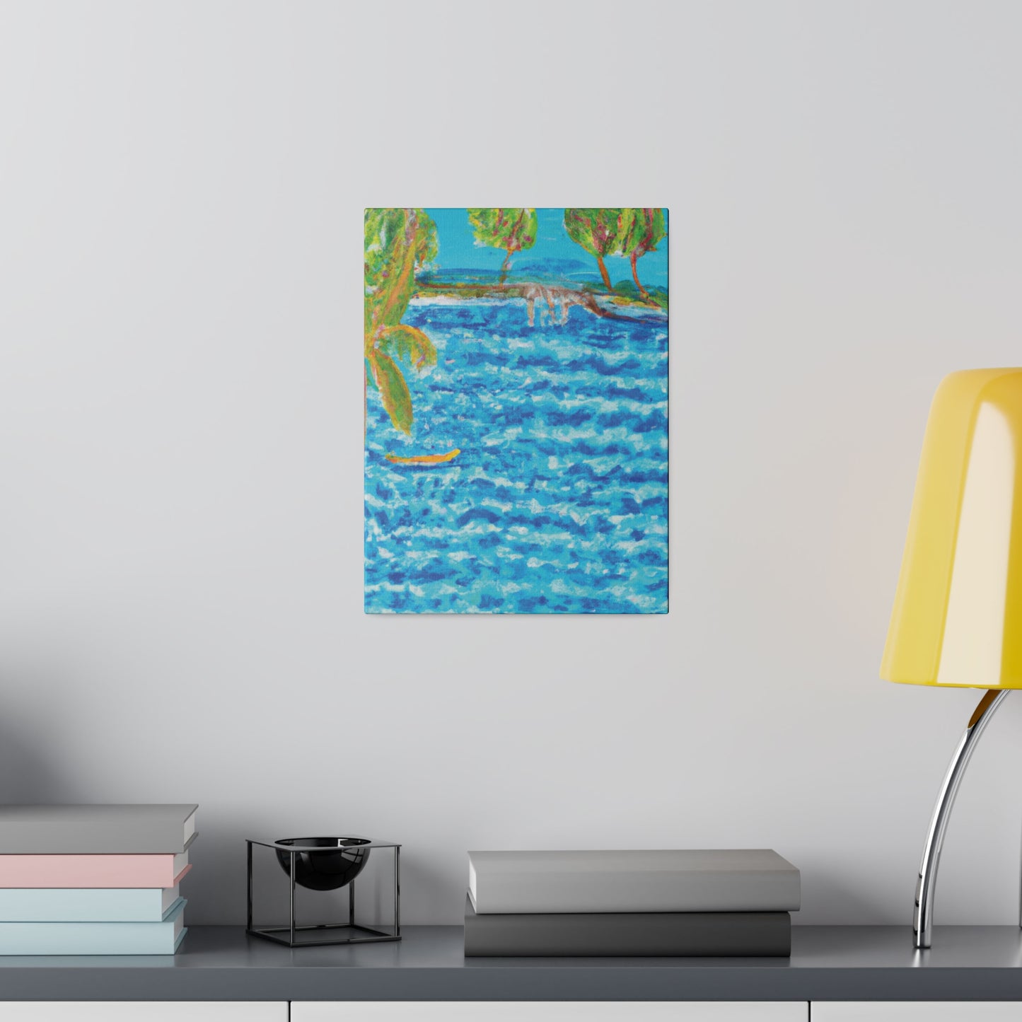 3687E - Bahamas Ocean Painting Print | Bahamas | Ocean | Beach | Poster | Home Decor | Wall Art | Canvas