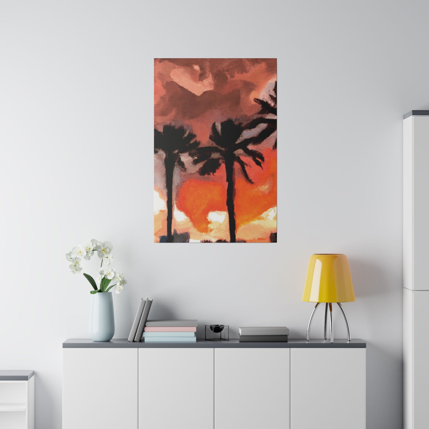 9073X - Miami Beach Sunset Painting Print | Miami | Beach | Sunset | Poster | Home Decor | Wall Art | Canvas