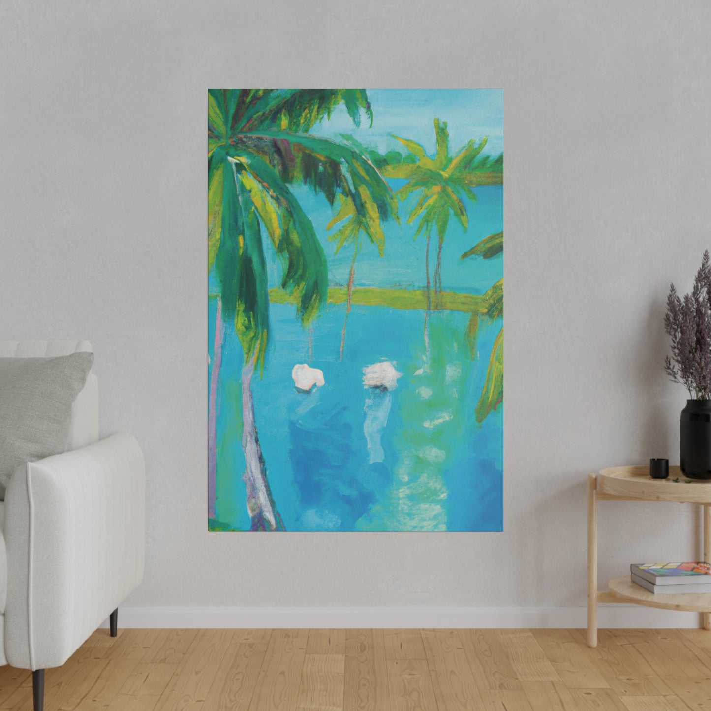 5643X - Bahamas Ocean Painting Print | Bahamas | Ocean | Beach | Poster | Home Decor | Wall Art | Canvas