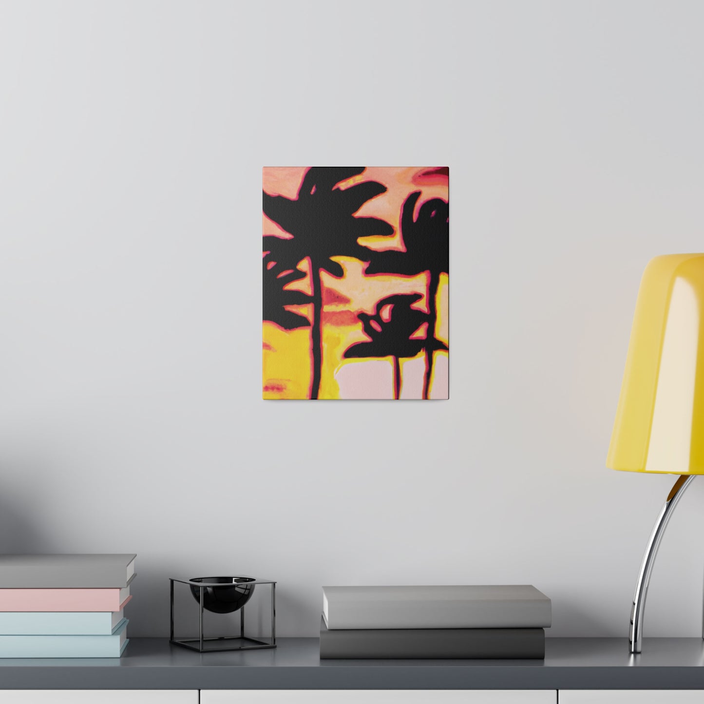 9329P - Miami Beach Sunset Painting Print | Miami | Beach | Sunset | Poster | Home Decor | Wall Art | Canvas