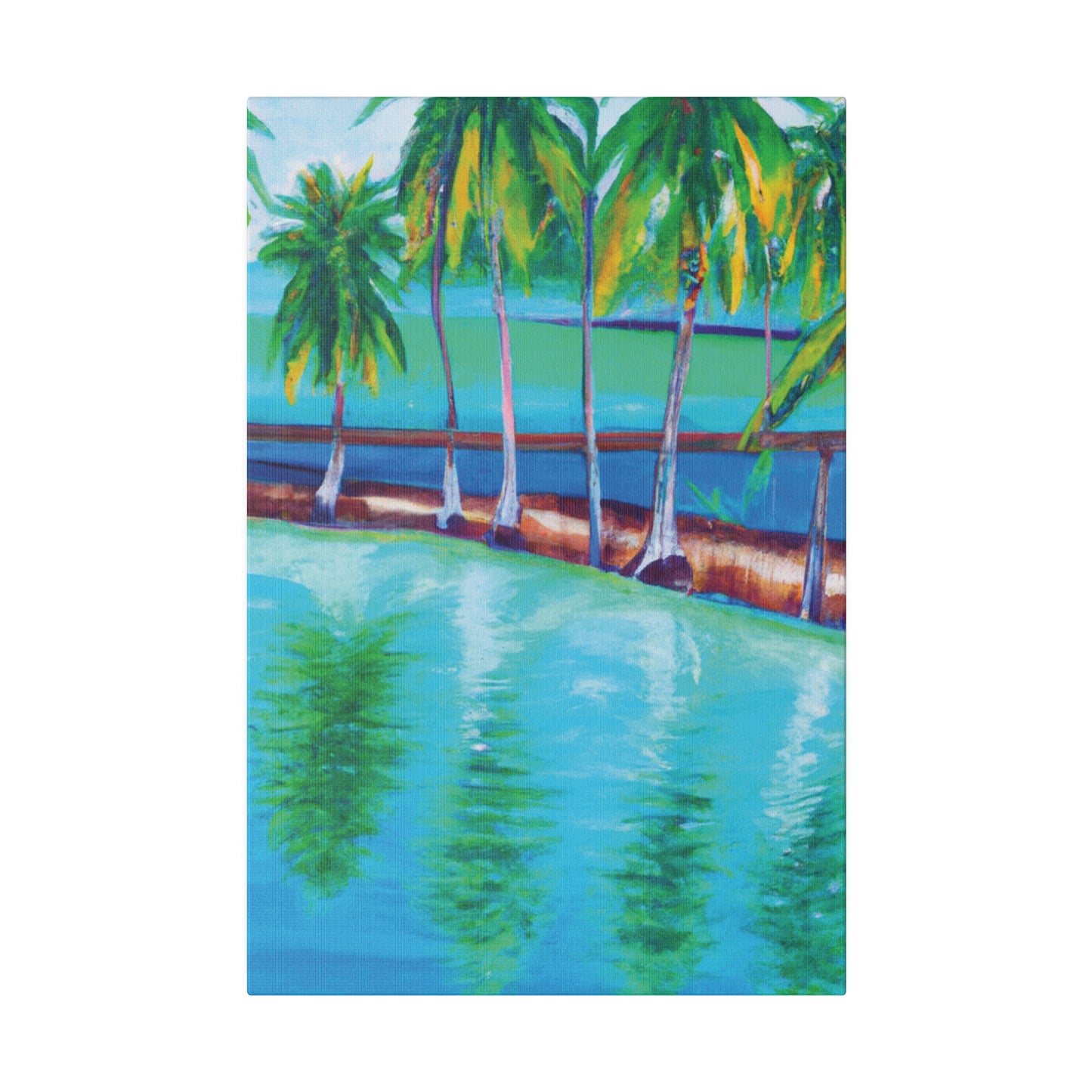 9214C - Bahamas Ocean Painting Print | Bahamas | Ocean | Beach | Poster | Home Decor | Wall Art | Canvas