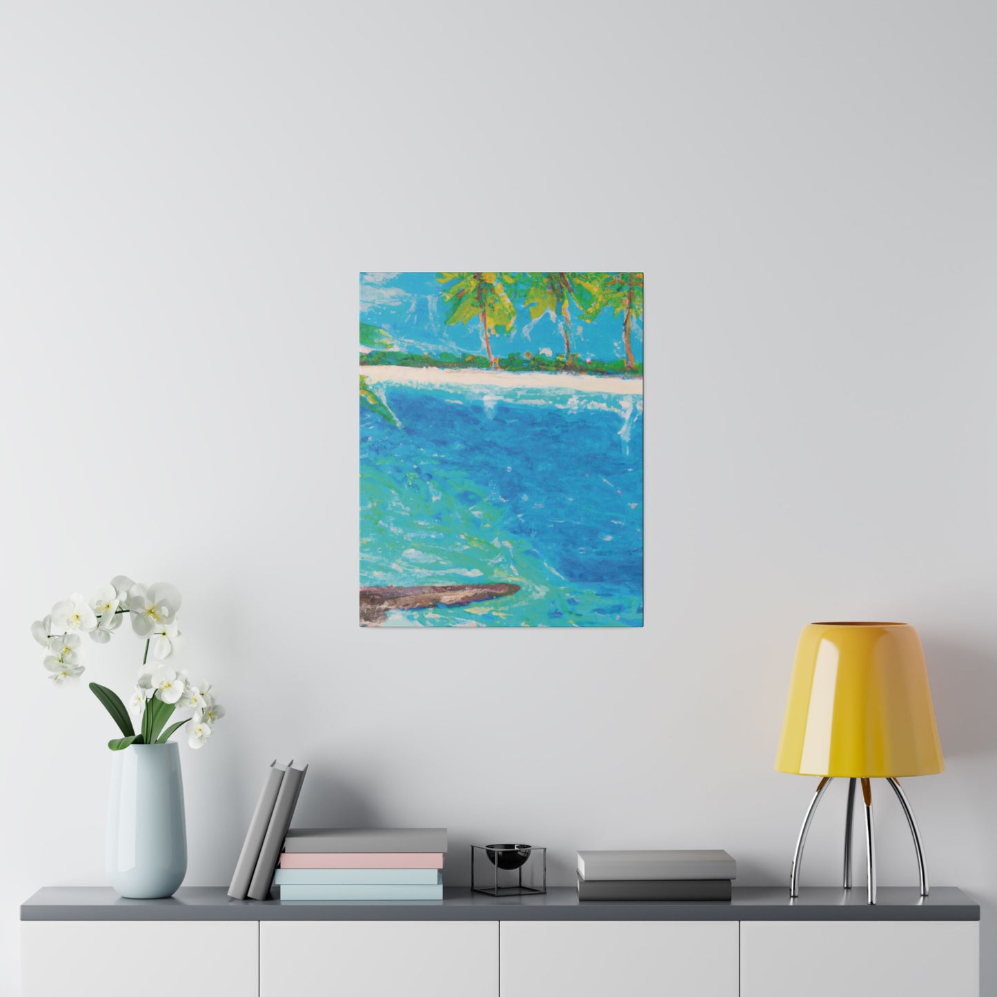 5065C - Bahamas Ocean Painting Print | Bahamas | Ocean | Beach | Poster | Home Decor | Wall Art | Canvas