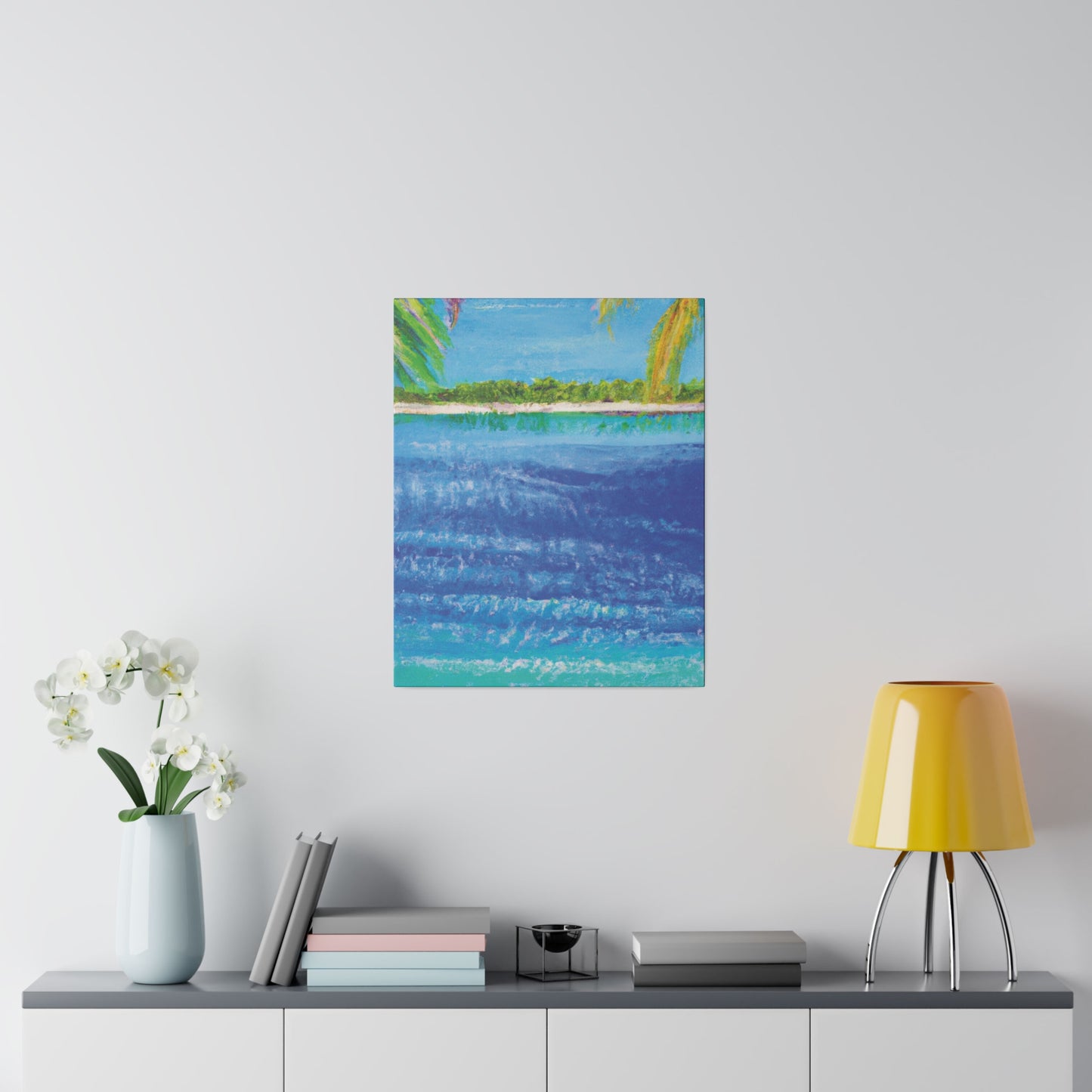 5045T - Bahamas Ocean Painting Print | Bahamas | Ocean | Beach | Poster | Home Decor | Wall Art | Canvas