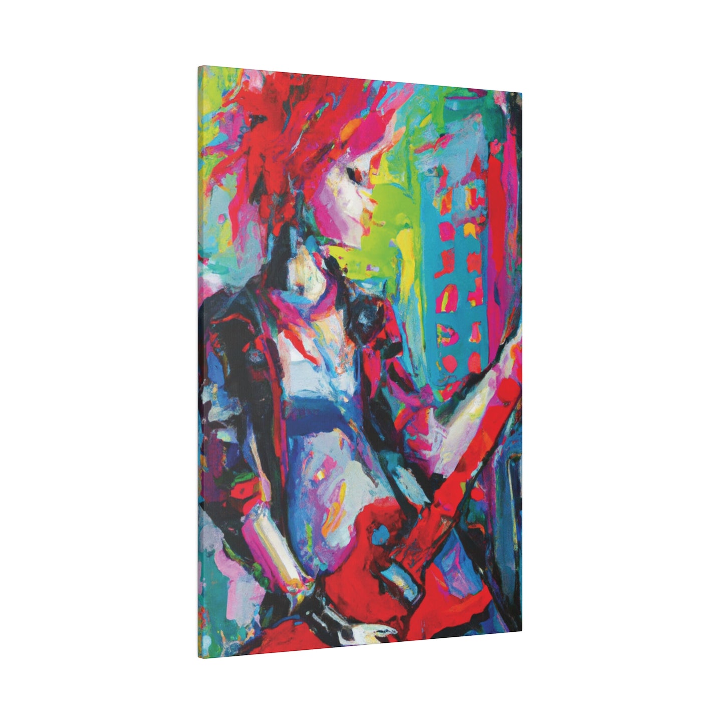 2177U - Rockstar Oil Painting Style Print | Poster | Home Decor | Wall Art | Music Art | Canvas