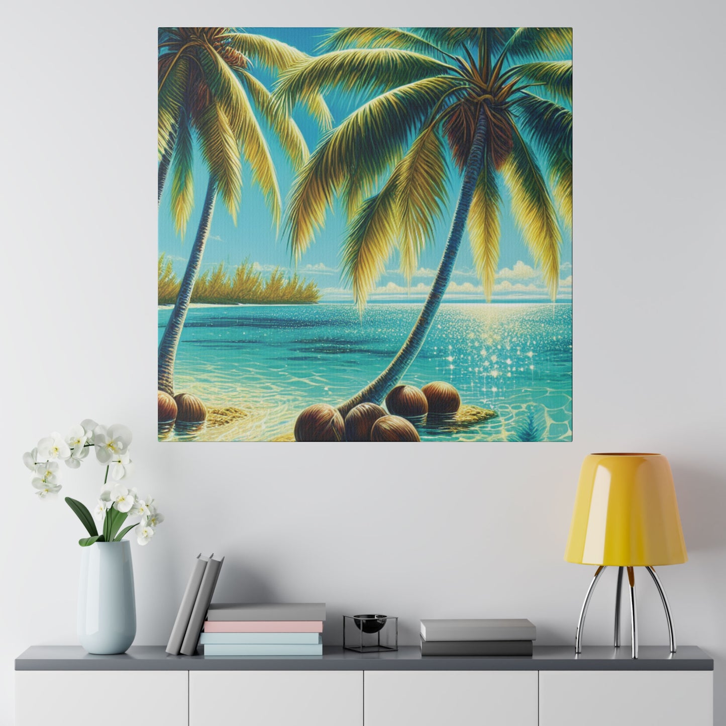 8231M - Bahamas Ocean Painting Print | Bahamas | Ocean | Beach | Poster | Home Decor | Wall Art | Canvas