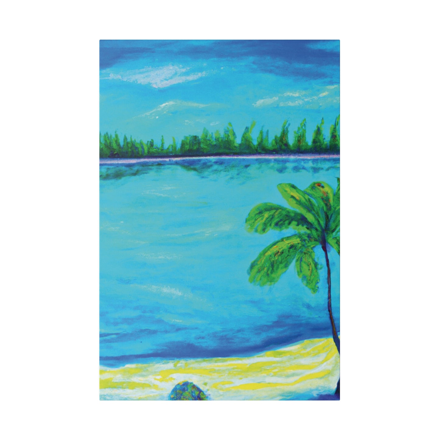 7122L - Bahamas Ocean Painting Print | Bahamas | Ocean | Beach | Poster | Home Decor | Wall Art | Canvas