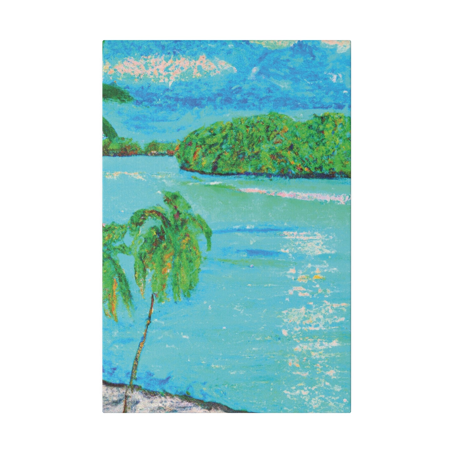 8239F - Bahamas Ocean Painting Print | Bahamas | Ocean | Beach | Poster | Home Decor | Wall Art | Canvas