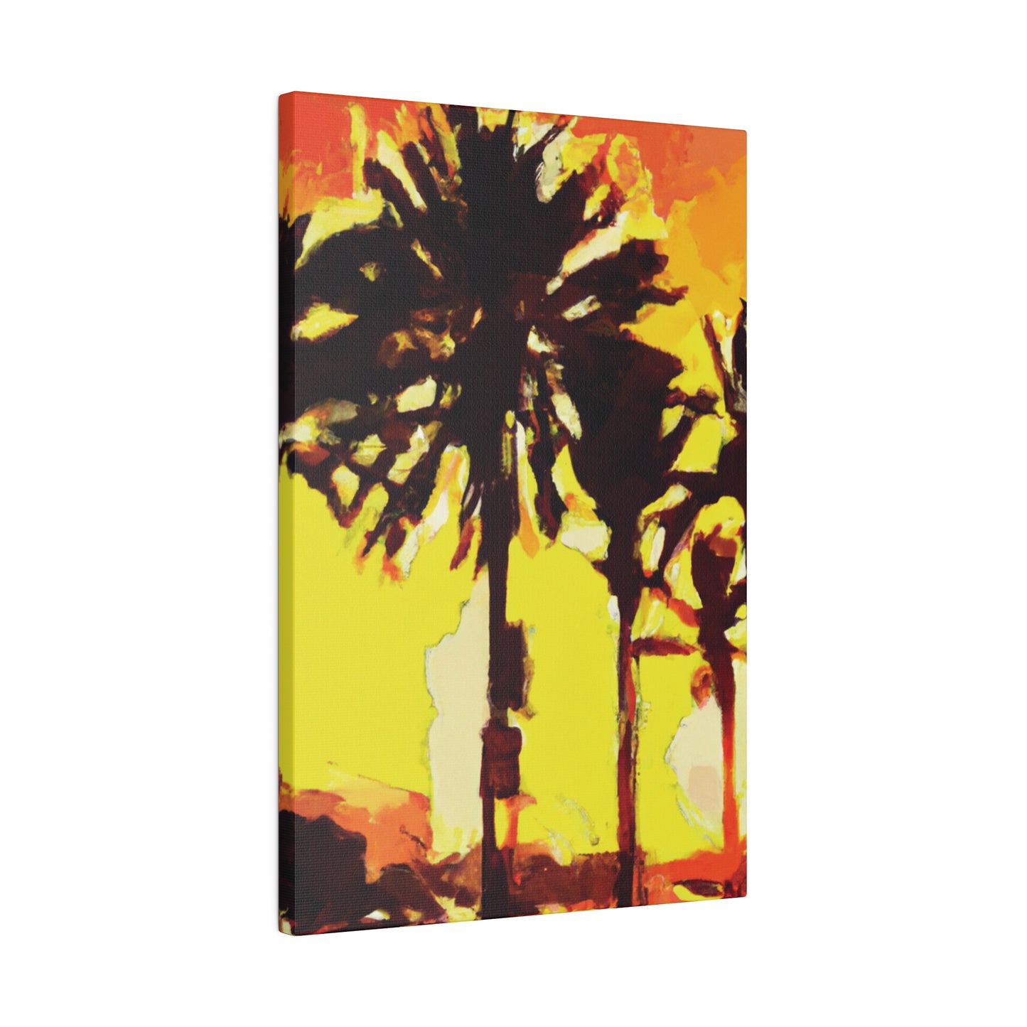 8336Q - Miami Beach Sunset Painting Print | Miami | Beach | Sunset | Poster | Home Decor | Wall Art | Canvas