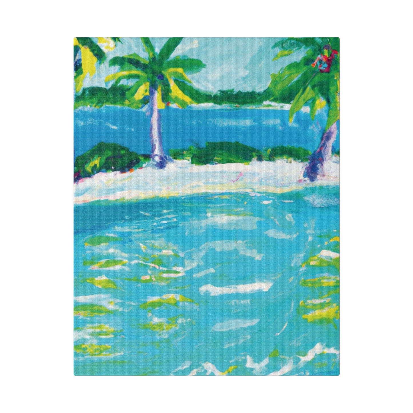 9256K - Bahamas Ocean Painting Print | Bahamas | Ocean | Beach | Poster | Home Decor | Wall Art | Canvas