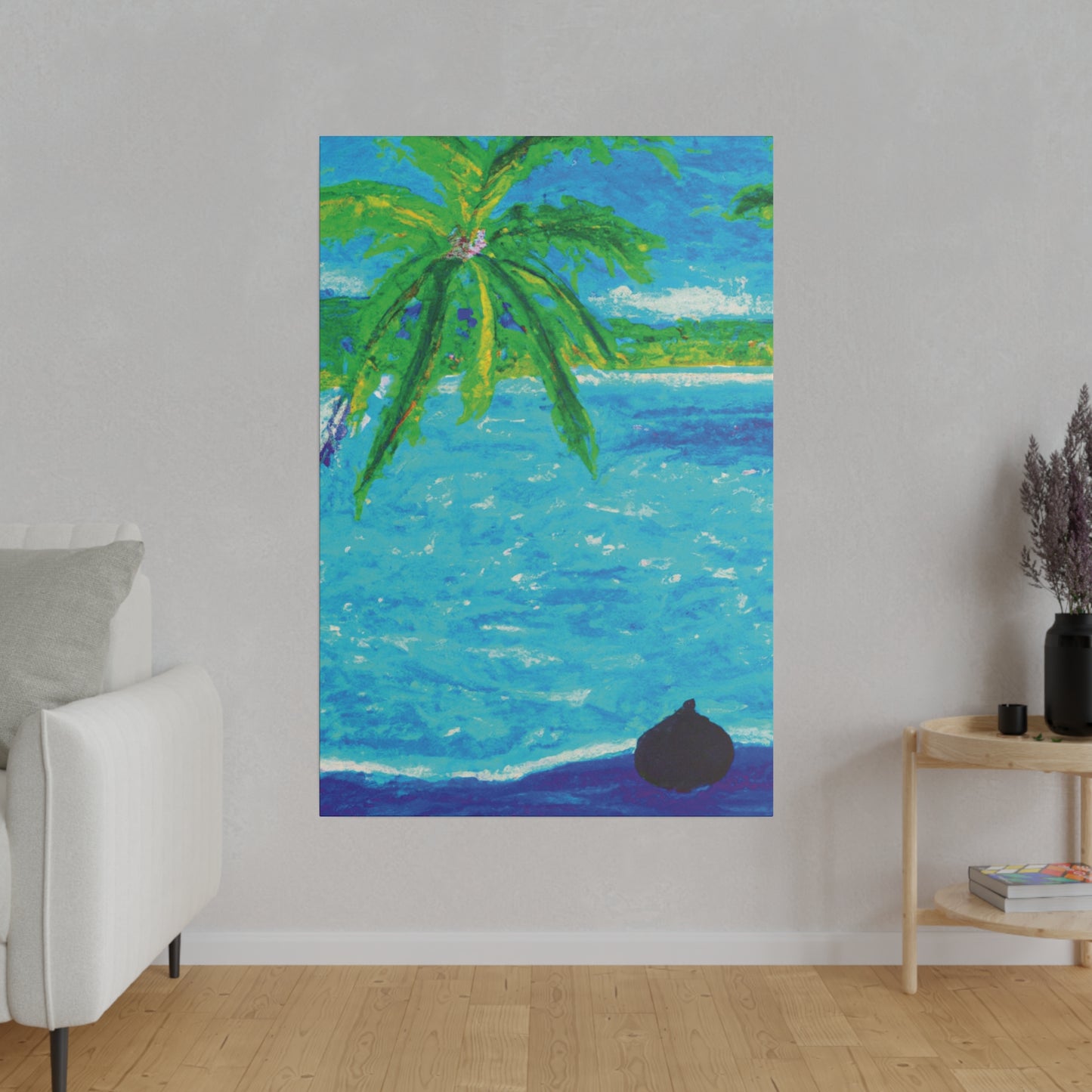 7355H - Bahamas Ocean Painting Print | Bahamas | Ocean | Beach | Poster | Home Decor | Wall Art | Canvas