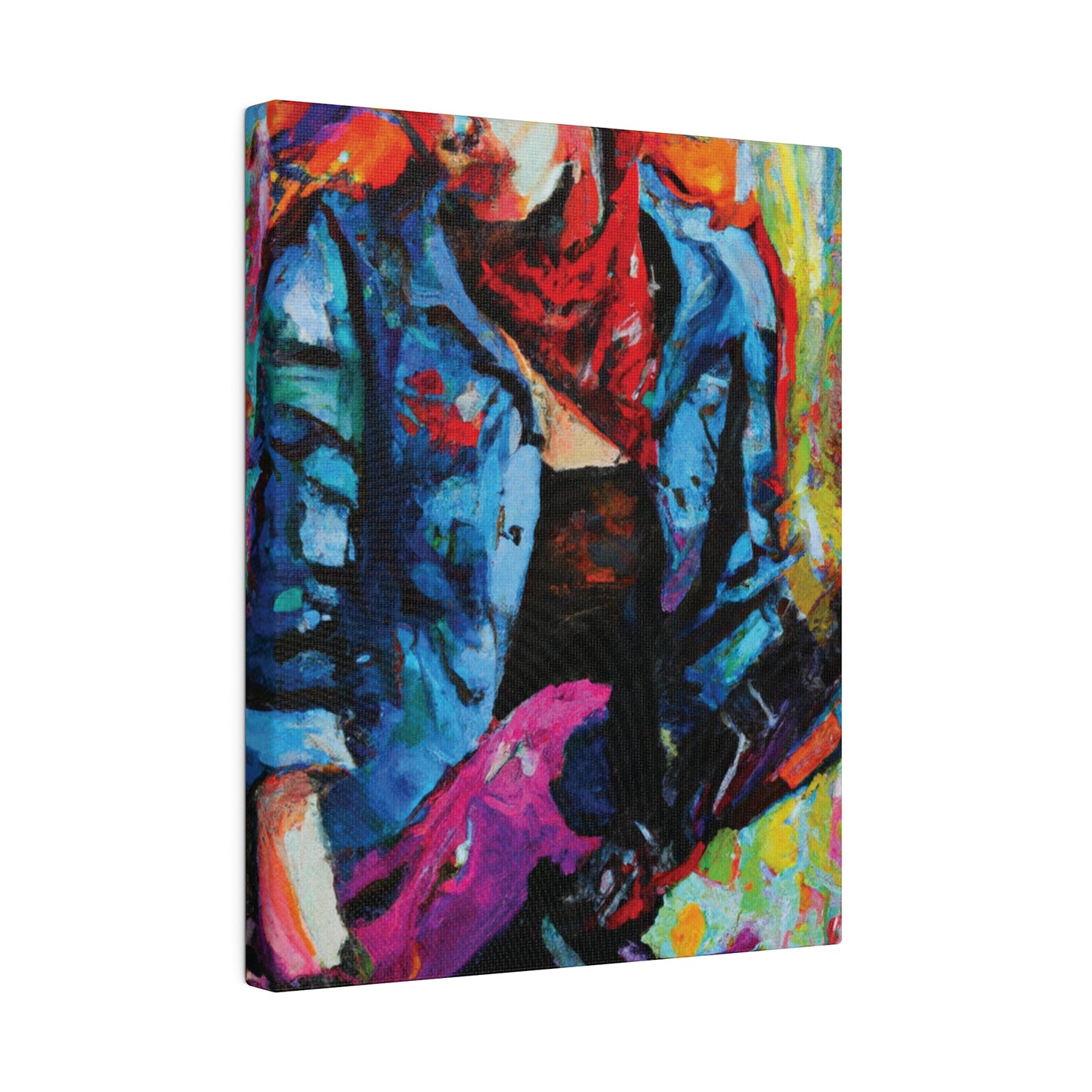 9531Q - Rockstar Oil Painting Style Print | Poster | Home Decor | Wall Art | Music Art | Canvas