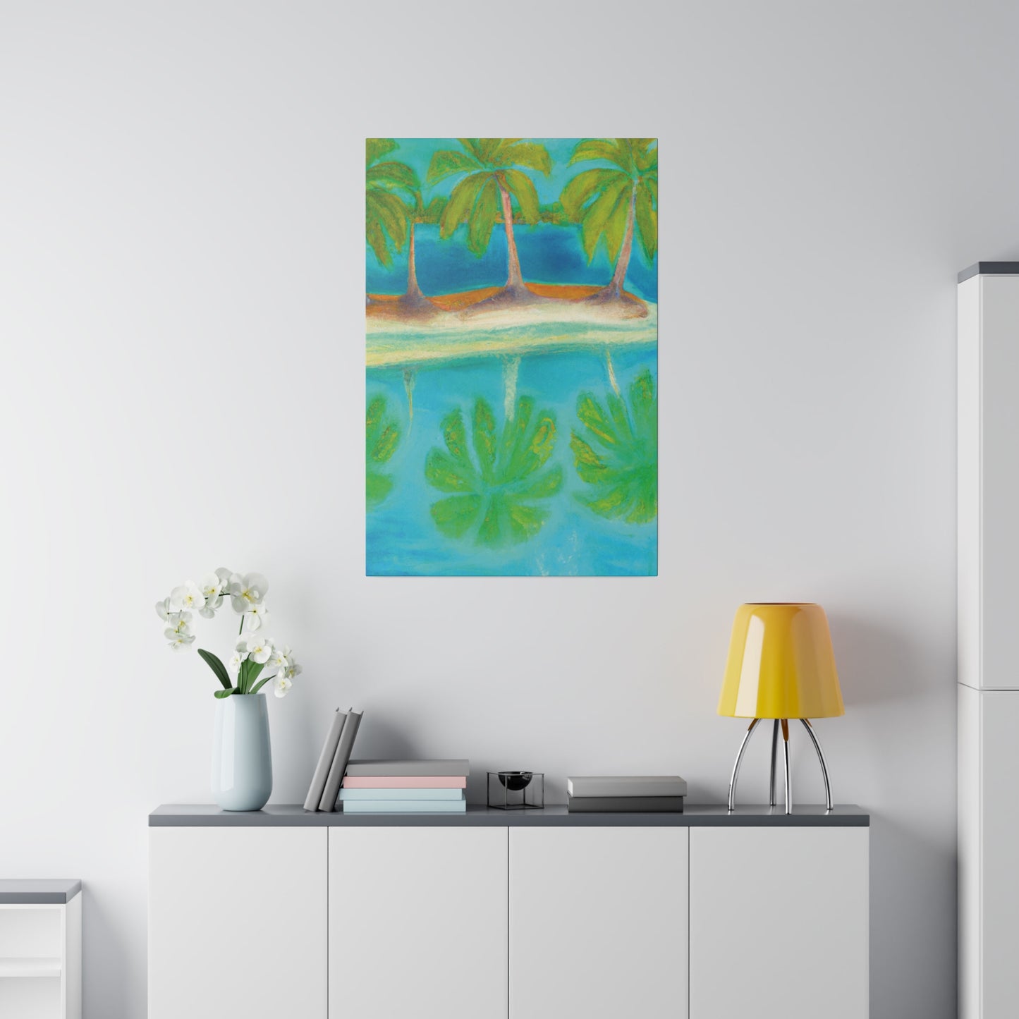 3294K - Bahamas Ocean Painting Print | Bahamas | Ocean | Beach | Poster | Home Decor | Wall Art | Canvas