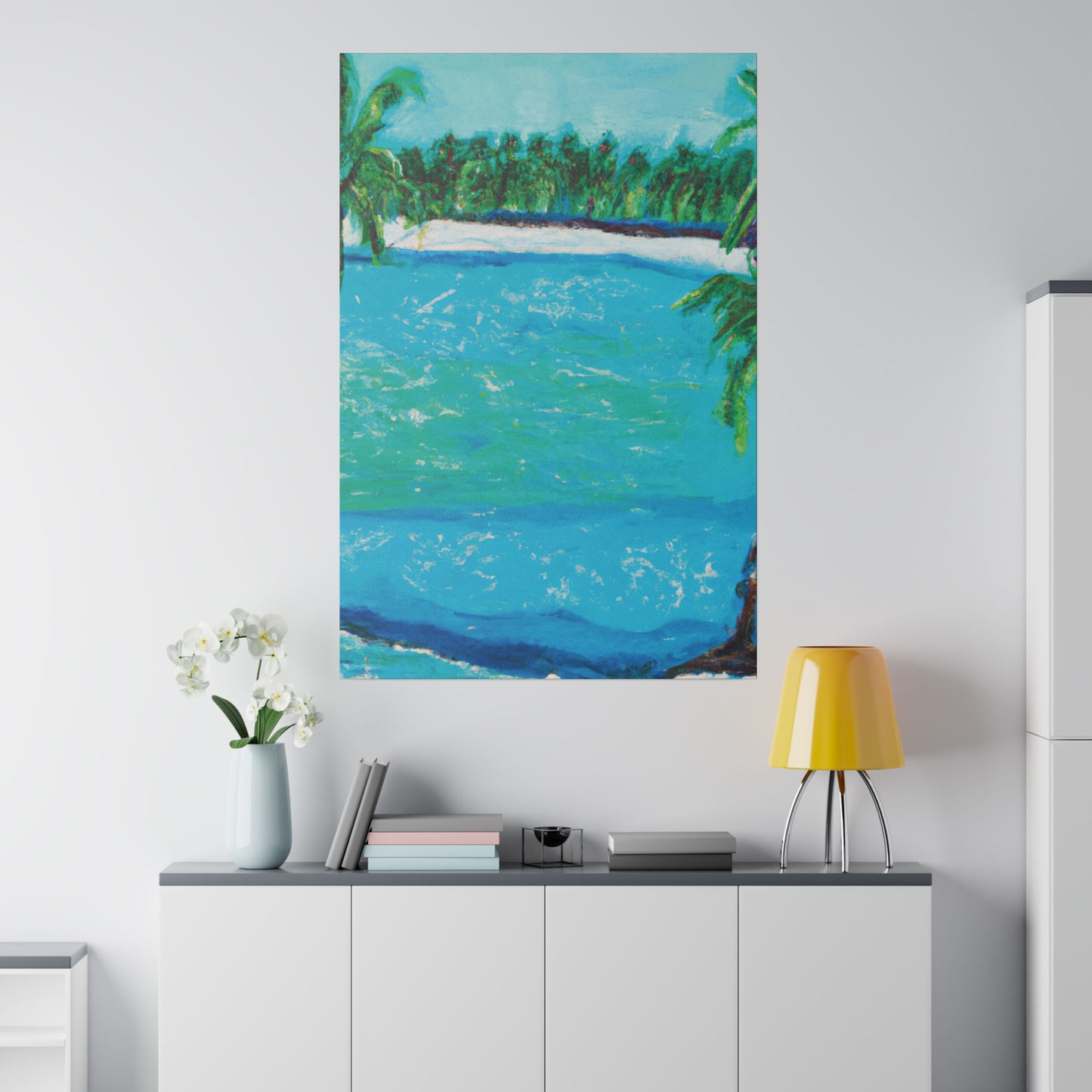 3234T - Bahamas Ocean Painting Print | Bahamas | Ocean | Beach | Poster | Home Decor | Wall Art | Canvas