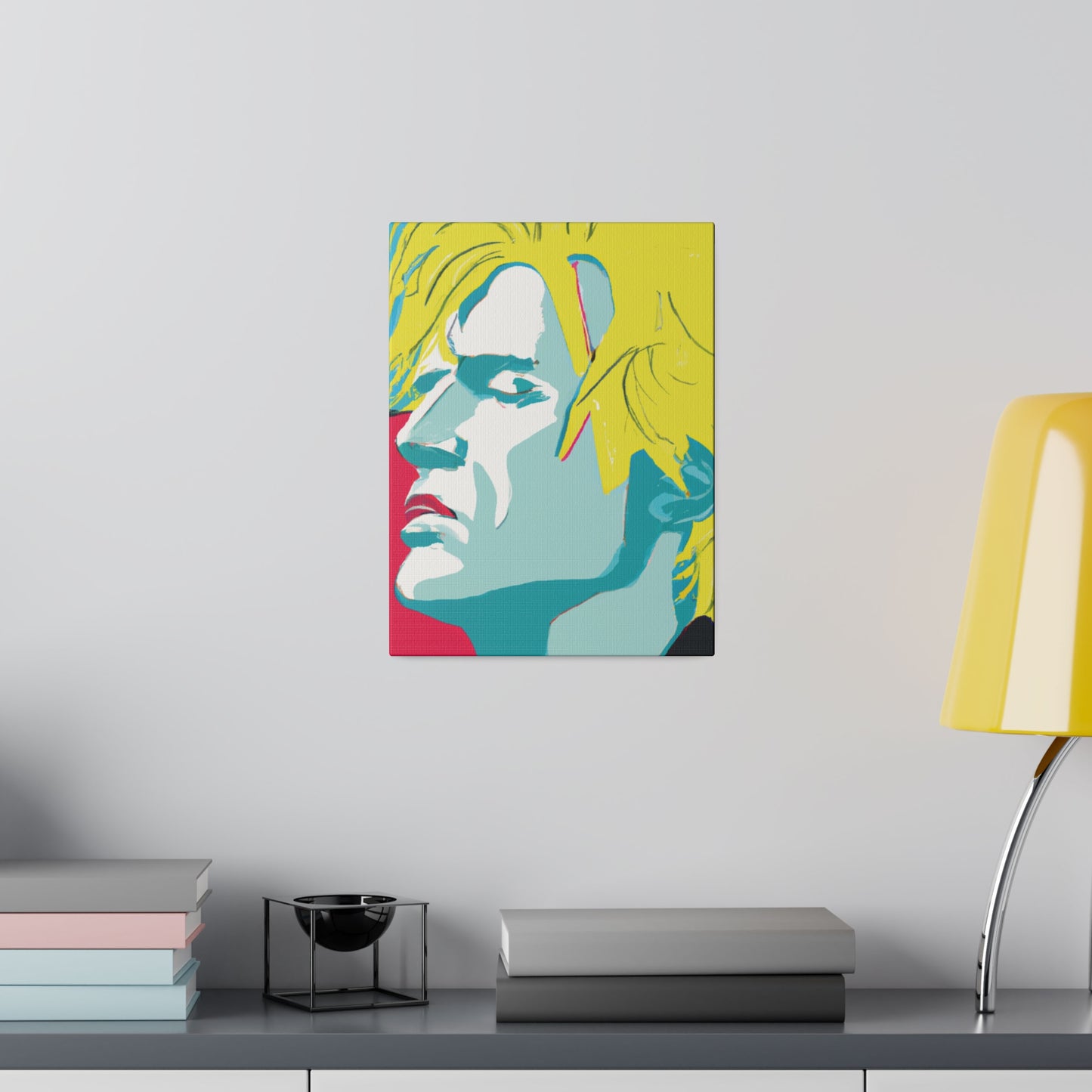 8672J - Rockstar Painting Print | Face | Abstract | Poster | Home Decor | Wall Art | Music Art | Canvas