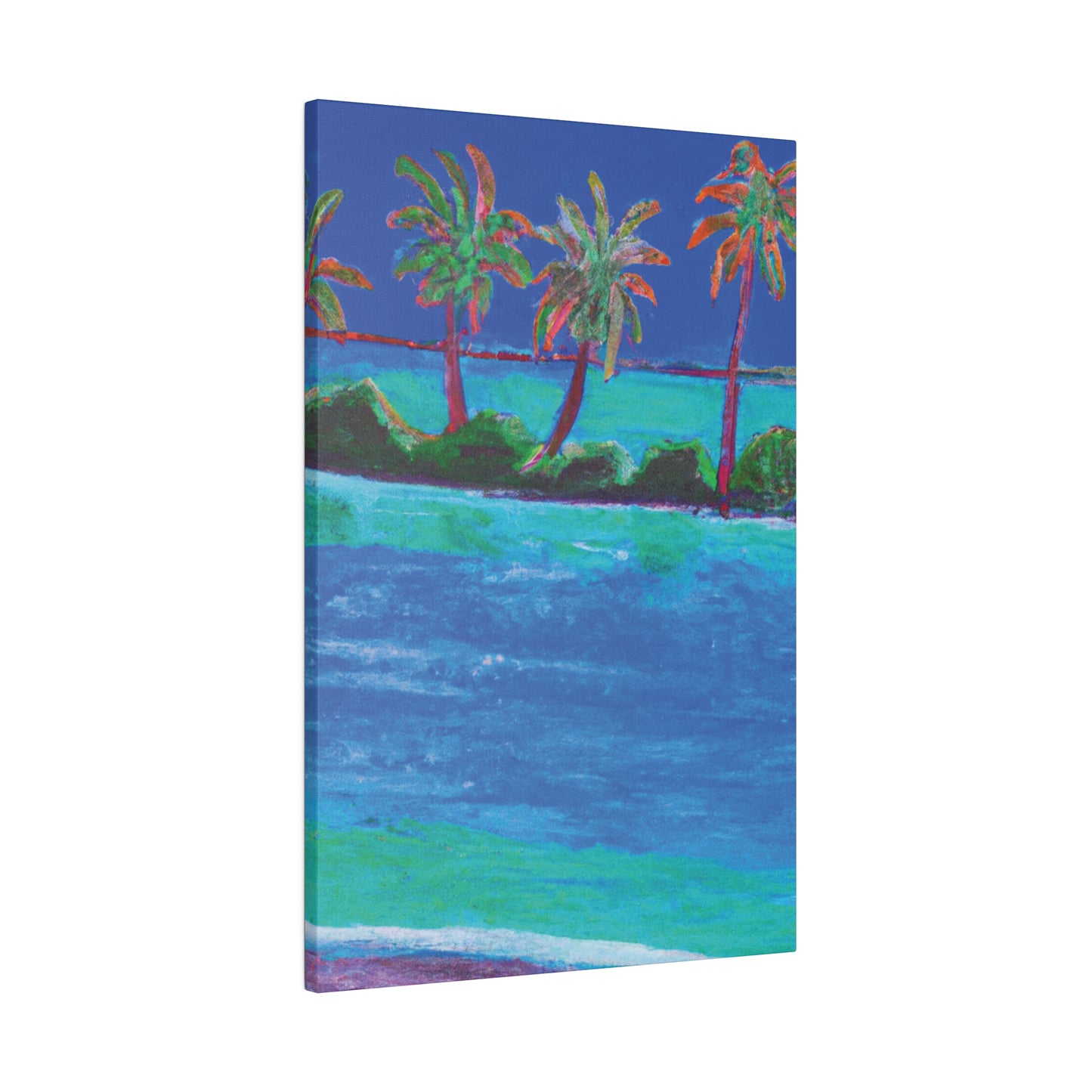 7454G - Bahamas Ocean Painting Print | Bahamas | Ocean | Beach | Poster | Home Decor | Wall Art | Canvas