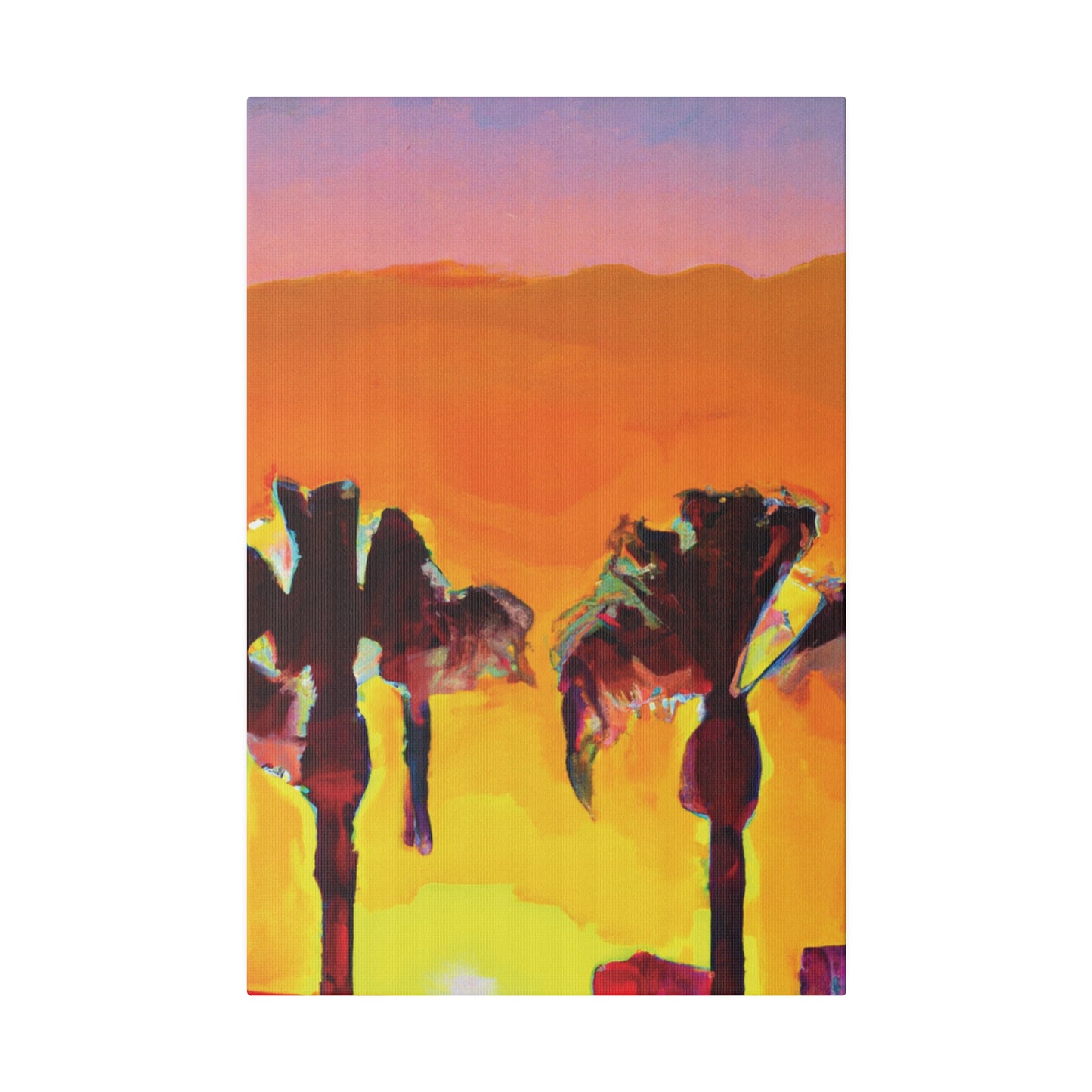 9347V - Miami Beach Sunset Painting Print | Miami | Beach | Sunset | Poster | Home Decor | Wall Art | Canvas