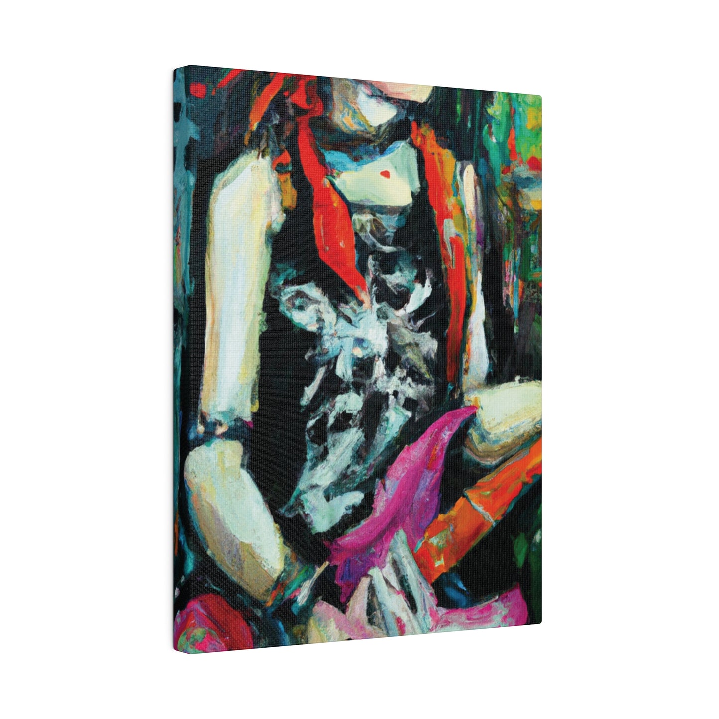 7134X - Rockstar Oil Painting Style Print | Poster | Home Decor | Wall Art | Music Art | Canvas