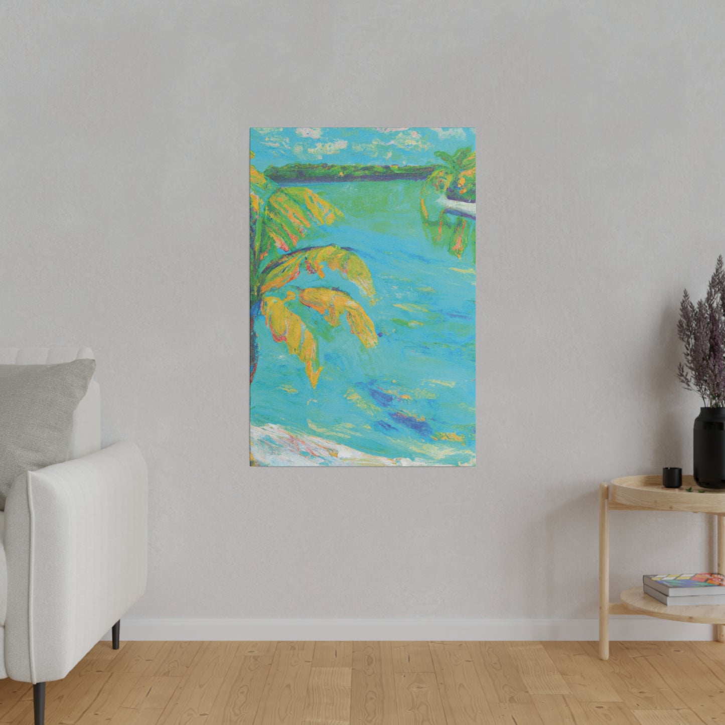 8857G - Bahamas Ocean Painting Print | Bahamas | Ocean | Beach | Poster | Home Decor | Wall Art | Canvas