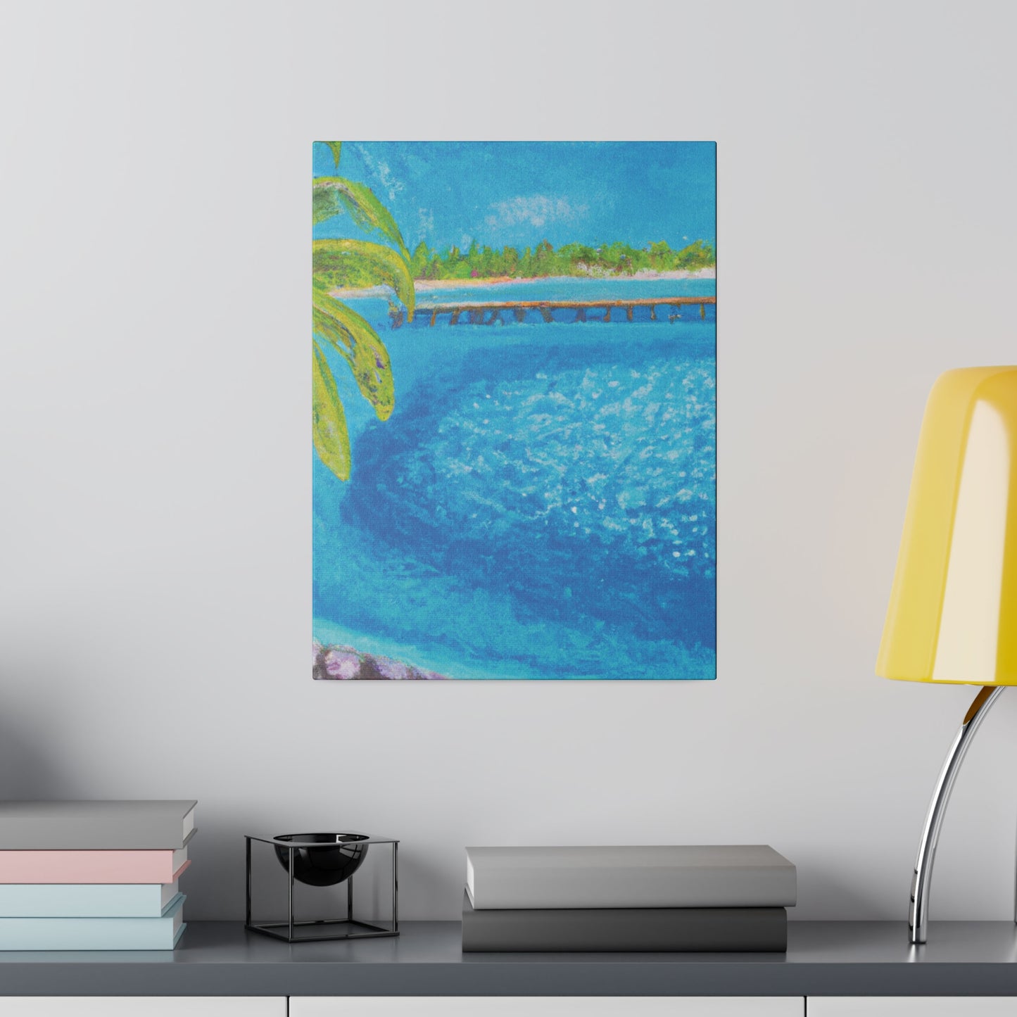 9462U - Bahamas Ocean Painting Print | Bahamas | Ocean | Beach | Poster | Home Decor | Wall Art | Canvas