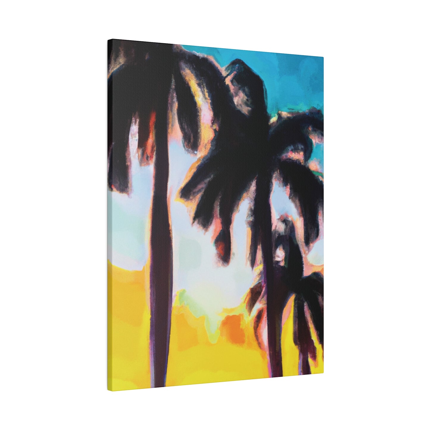 5485W - Miami Beach Sunset Painting Print | Miami | Beach | Sunset | Poster | Home Decor | Wall Art | Canvas