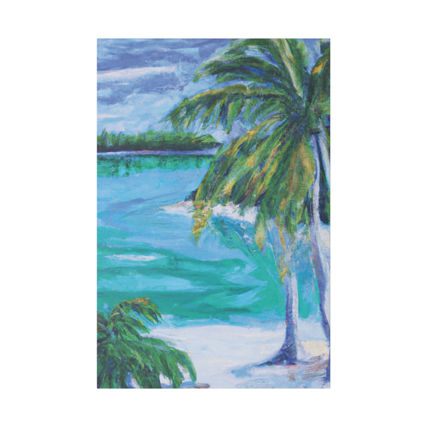 8721Q - Bahamas Ocean Painting Print | Bahamas | Ocean | Beach | Poster | Home Decor | Wall Art | Canvas