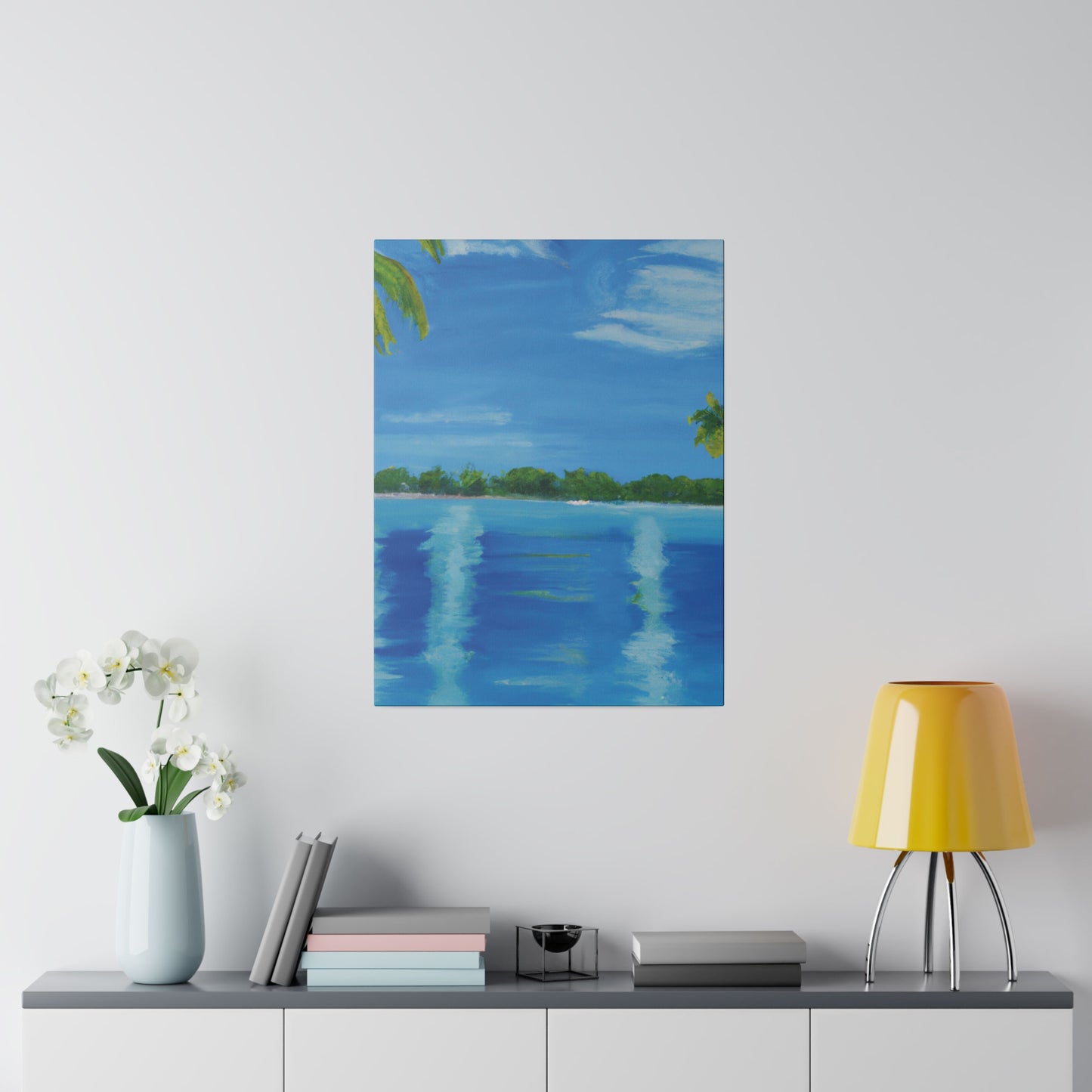 6876O - Bahamas Ocean Painting Print | Bahamas | Ocean | Beach | Poster | Home Decor | Wall Art | Canvas